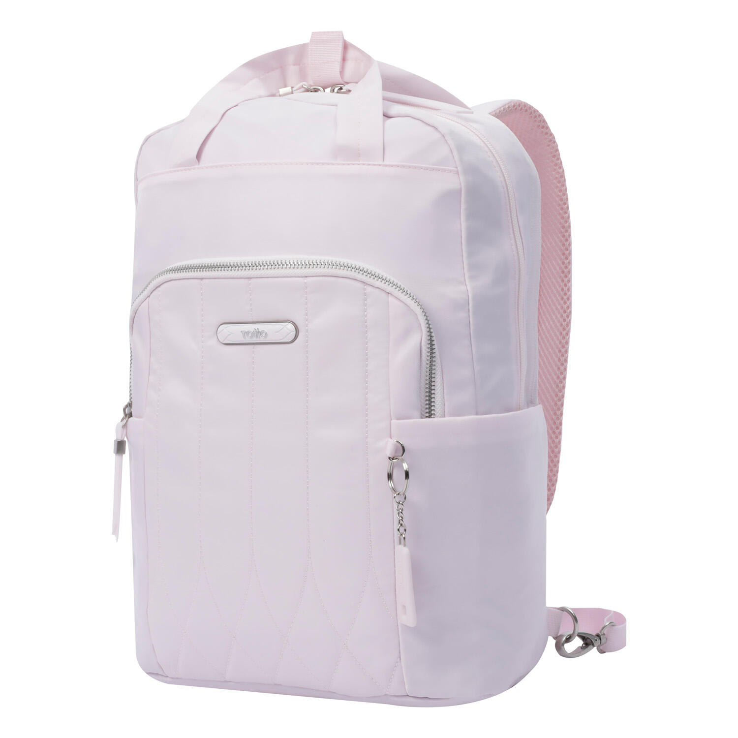 Totto Mochila urbana Alenza Rosa Poliéster 28.5 x 38.5 x 15 cm 2/5
