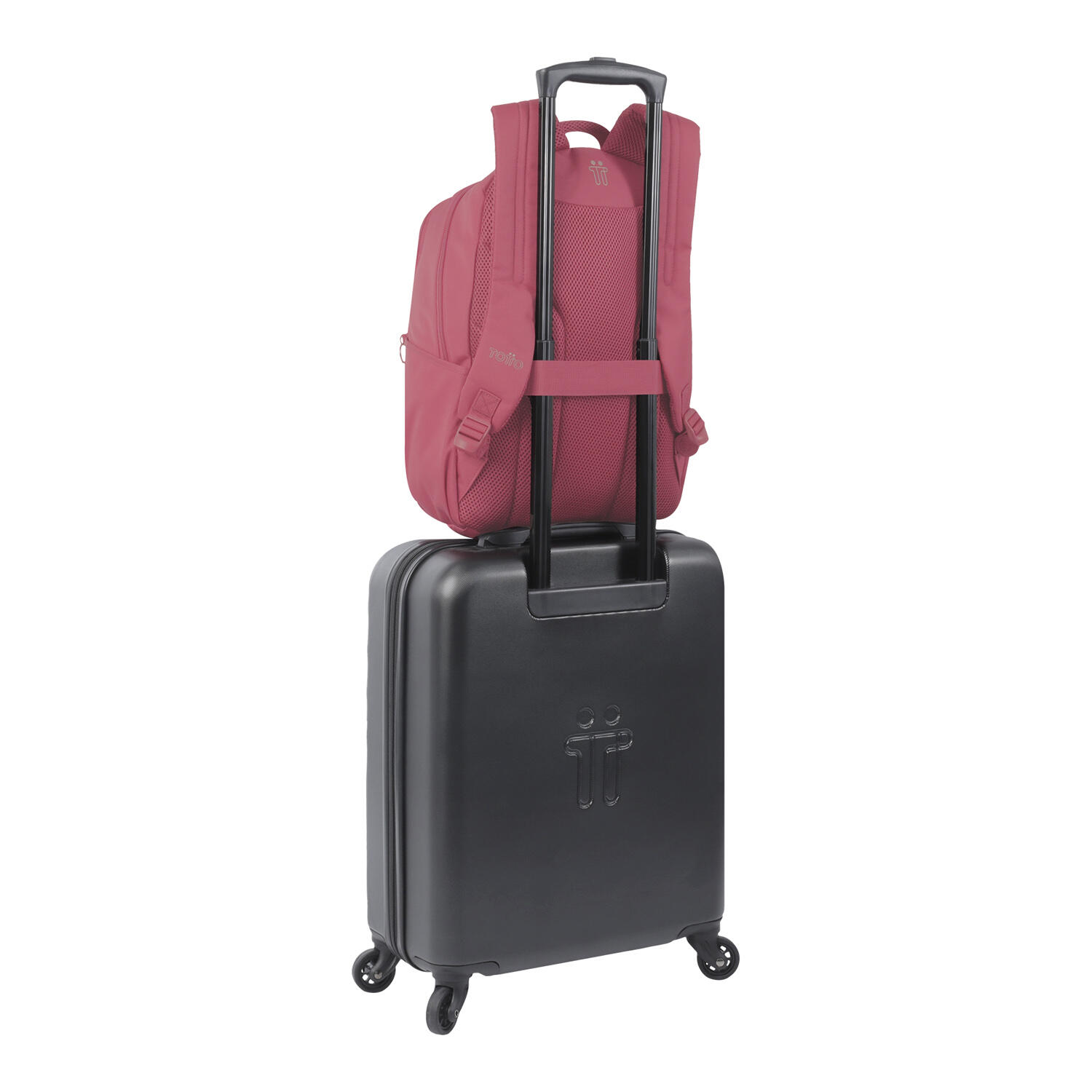 Totto Mochila urbana Wivetto Desert Rose Poliéster 30 x 44 x 18 cm 5/5