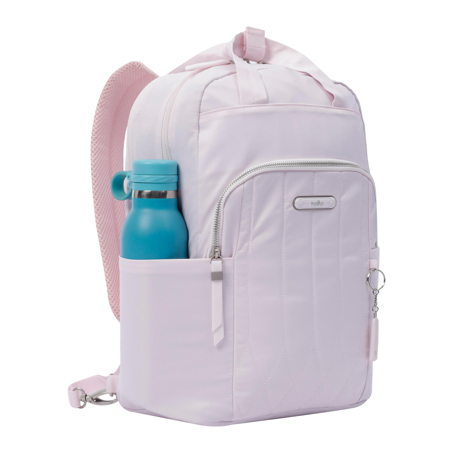 Totto Mochila urbana Alenza Rosa Poliéster 28.5 x 38.5 x 15 cm 5/5
