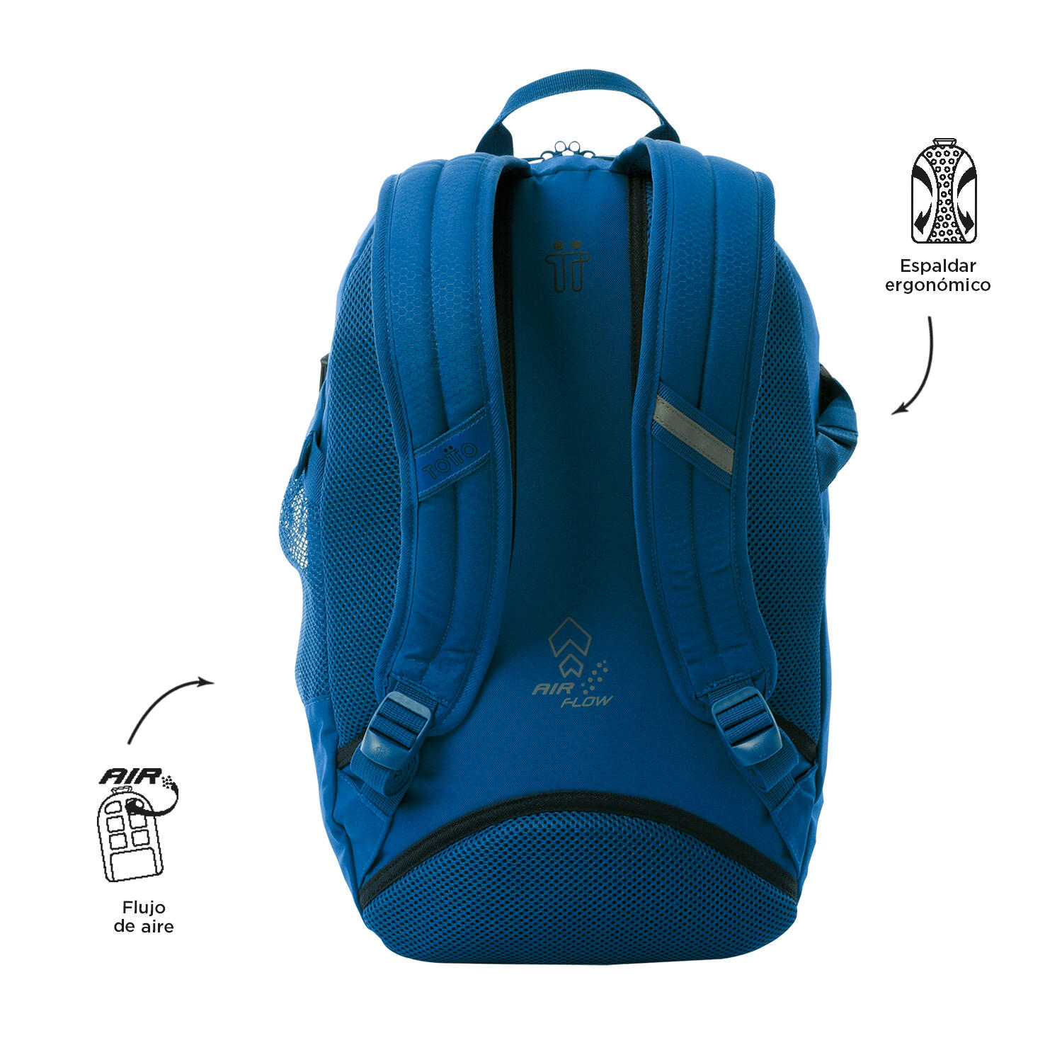 Totto Mochila urbana Deportto Snorkel Blue Poliéster 29 x 47 x 15 cm 3/5