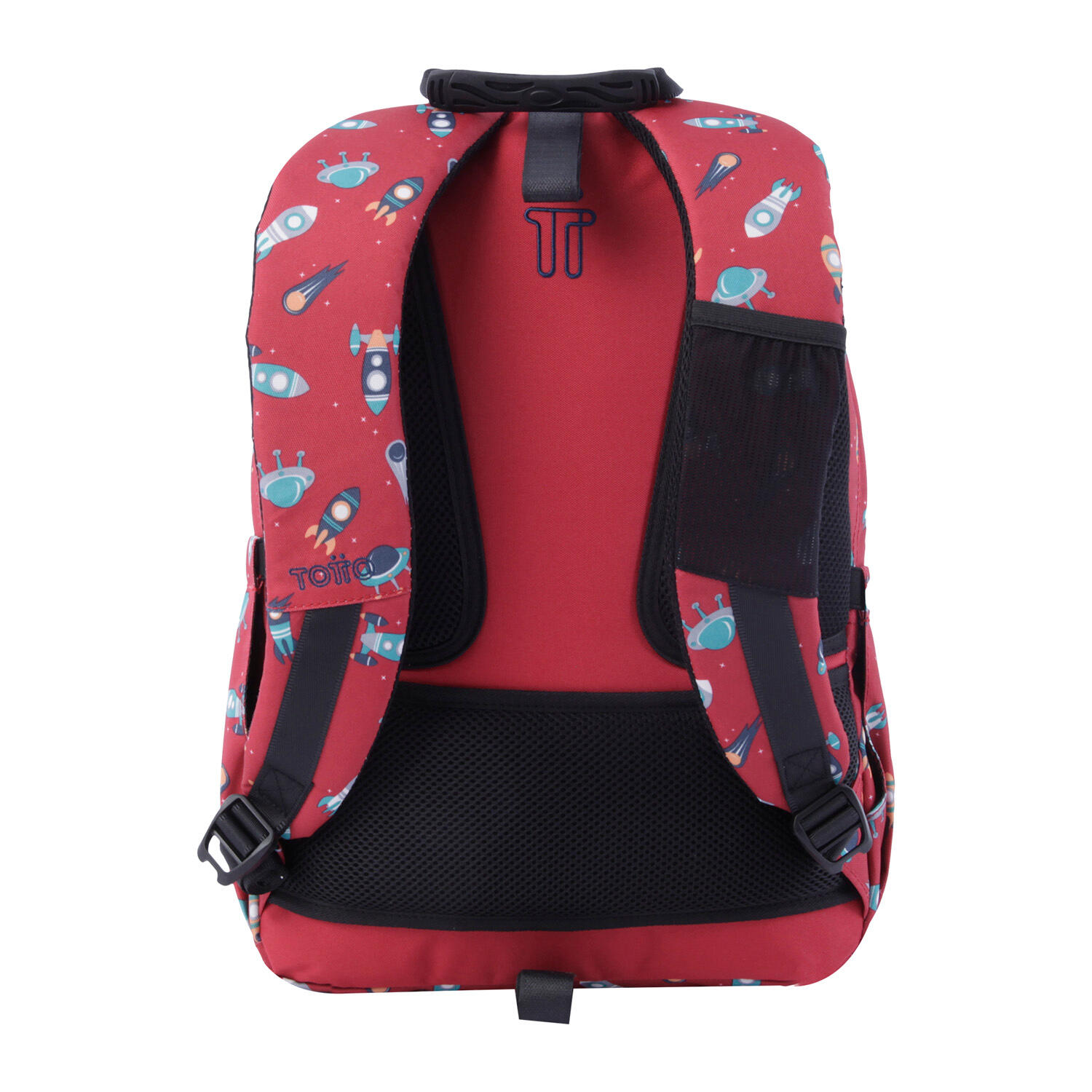 Totto Mochila escolar Acuareles Cohetes Poliéster 33 x 44 x 14 cm 3/5