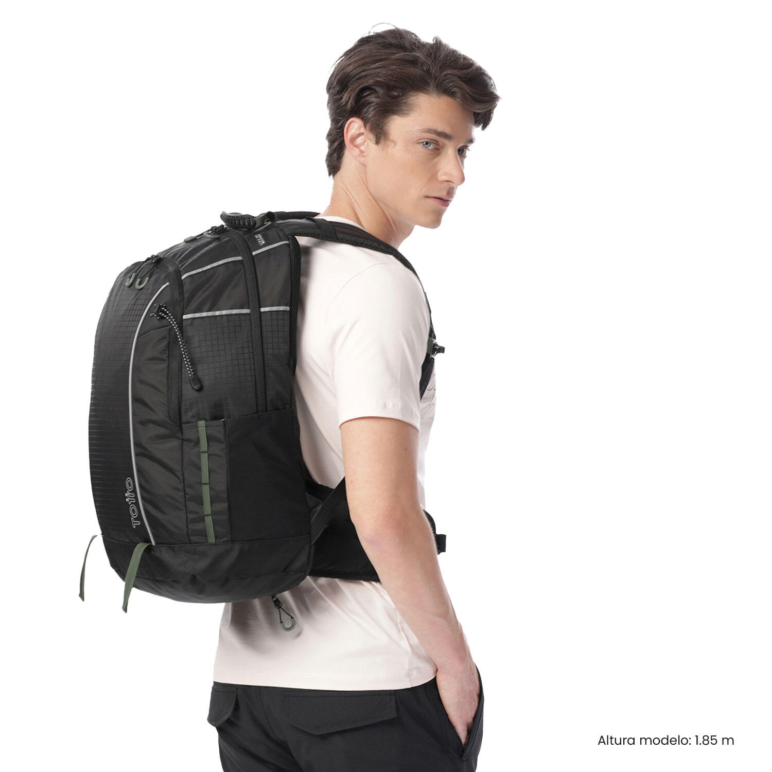 Totto Mochila viaje Summit 33 Negro Poliamida 35 x53 x 19 cm 2/5