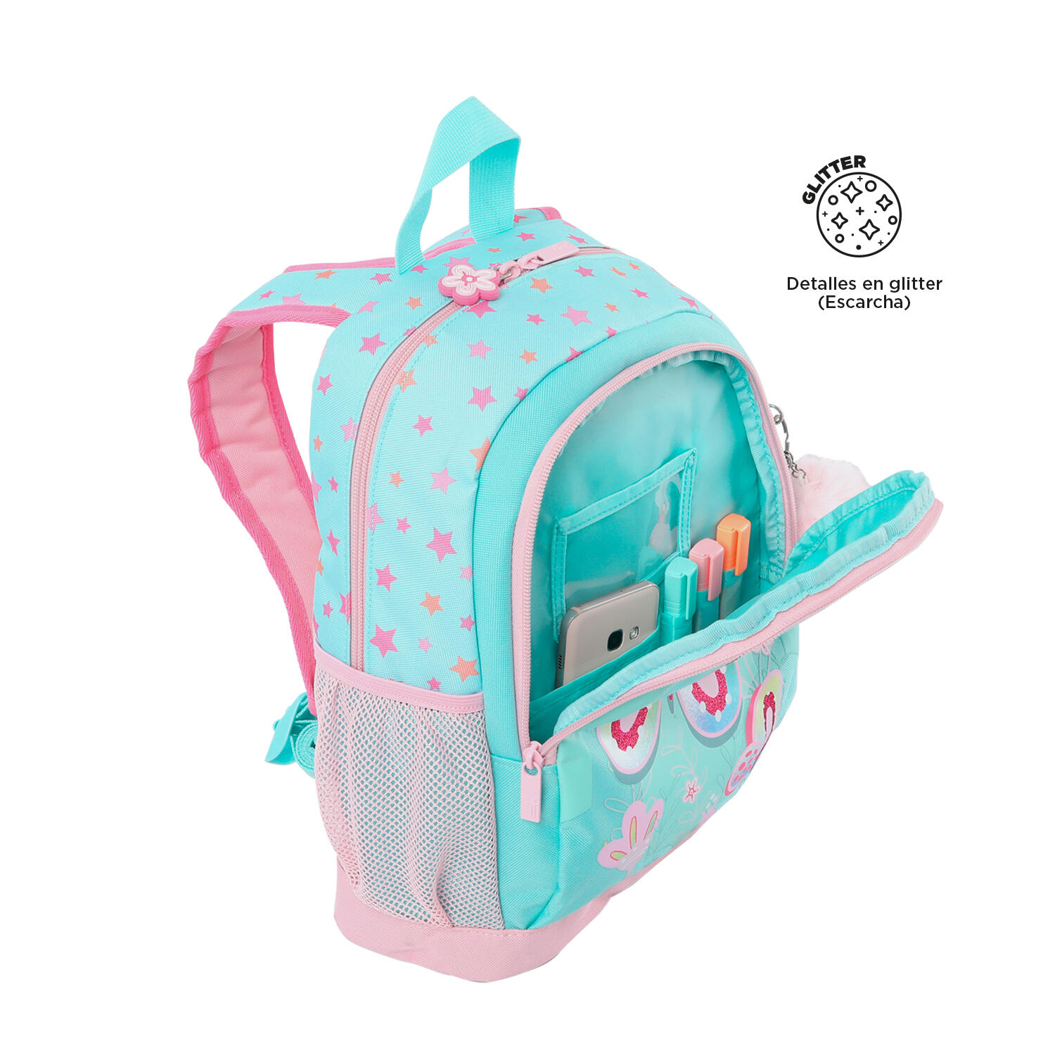 Totto Mochila escolar Dancing Rabbit Mariposa Poliéster 27 x 35 x 11.5 cm 4/5