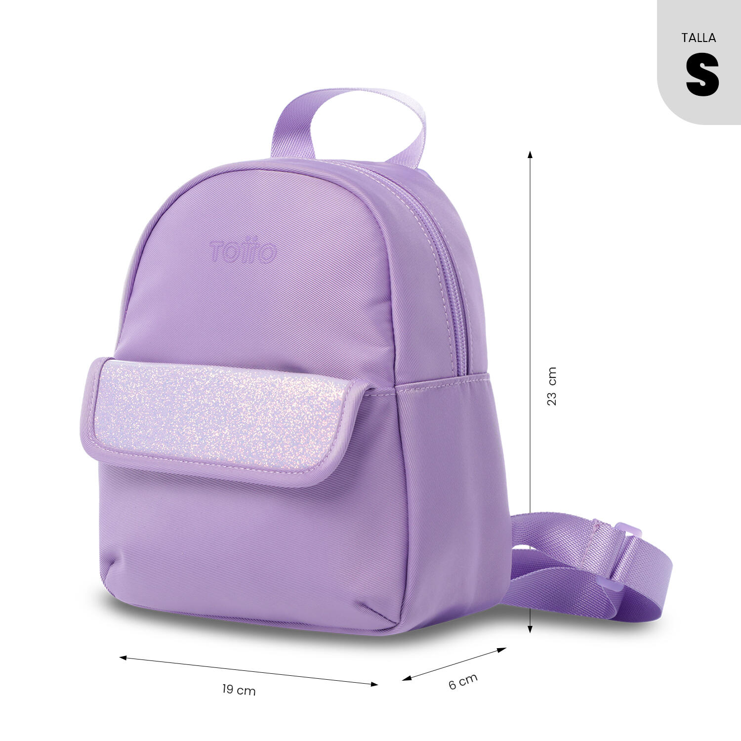 Totto Mochila Infantil Girlys Bougainvillea Poliéster 32 x 40.5 x 14 cm 5/5