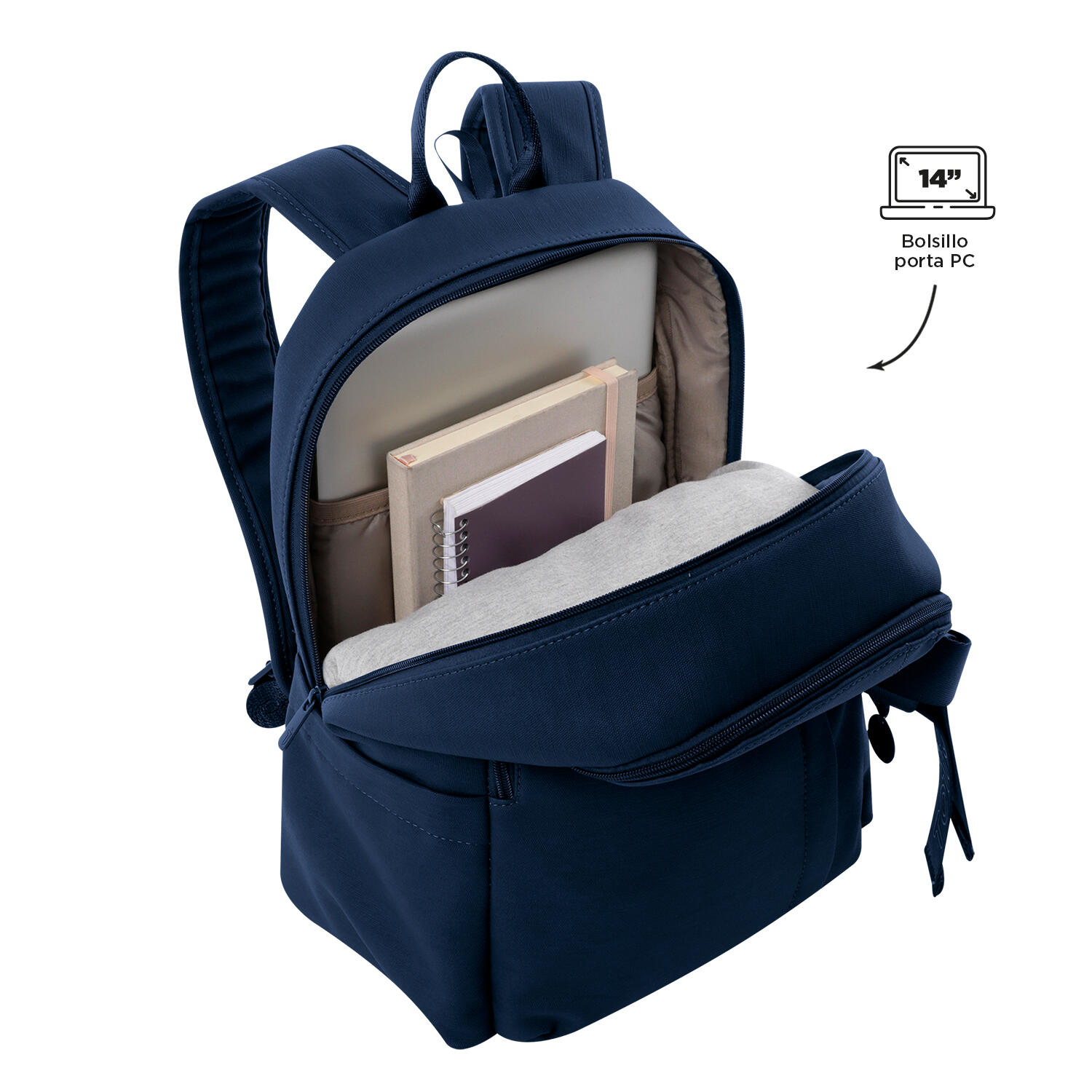 Totto Mochila ejecutiva Bow Salute Policloruro 30.5 x 39.5 x 16.5 cm 4/5