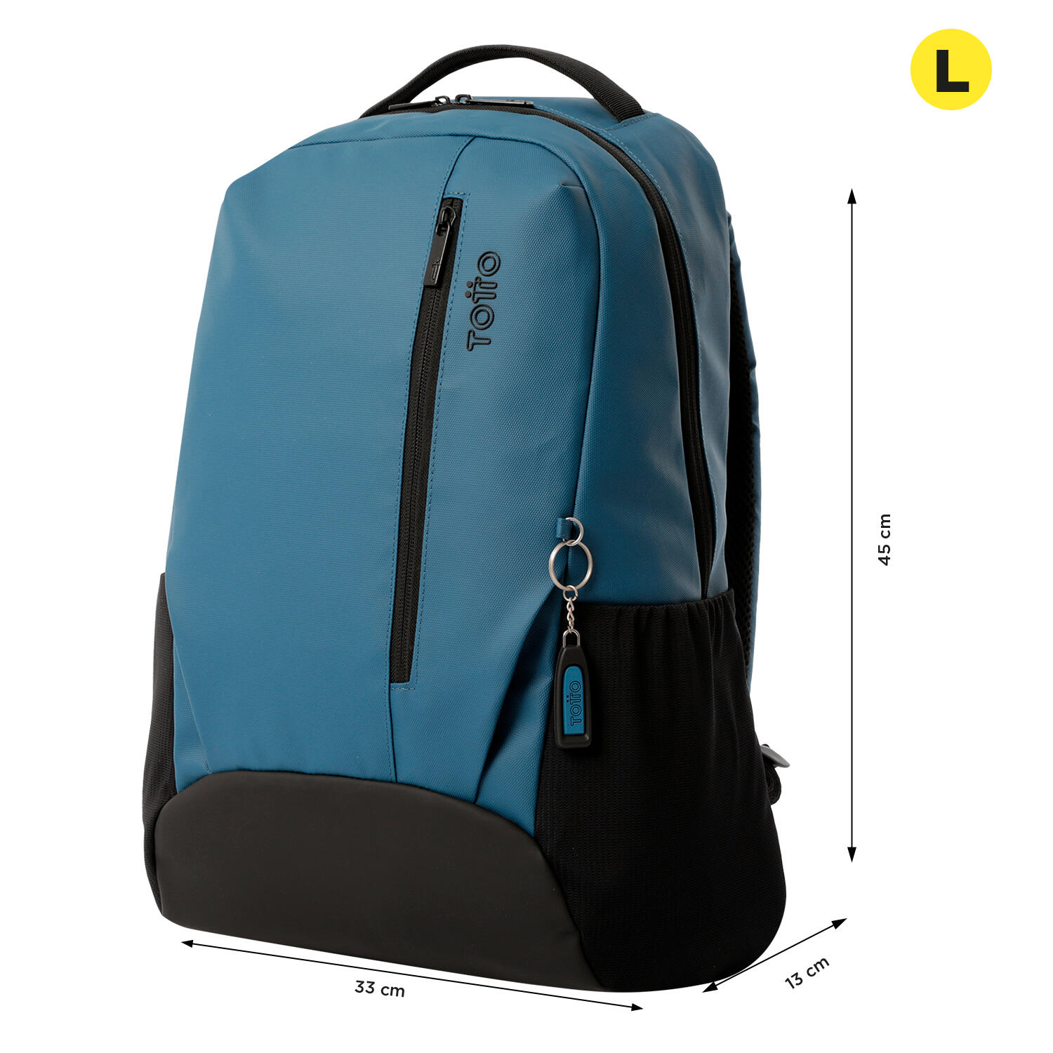 Totto Mochila urbana Detroit Azul Poliéster 33 x 45 x 13 cm 3/5