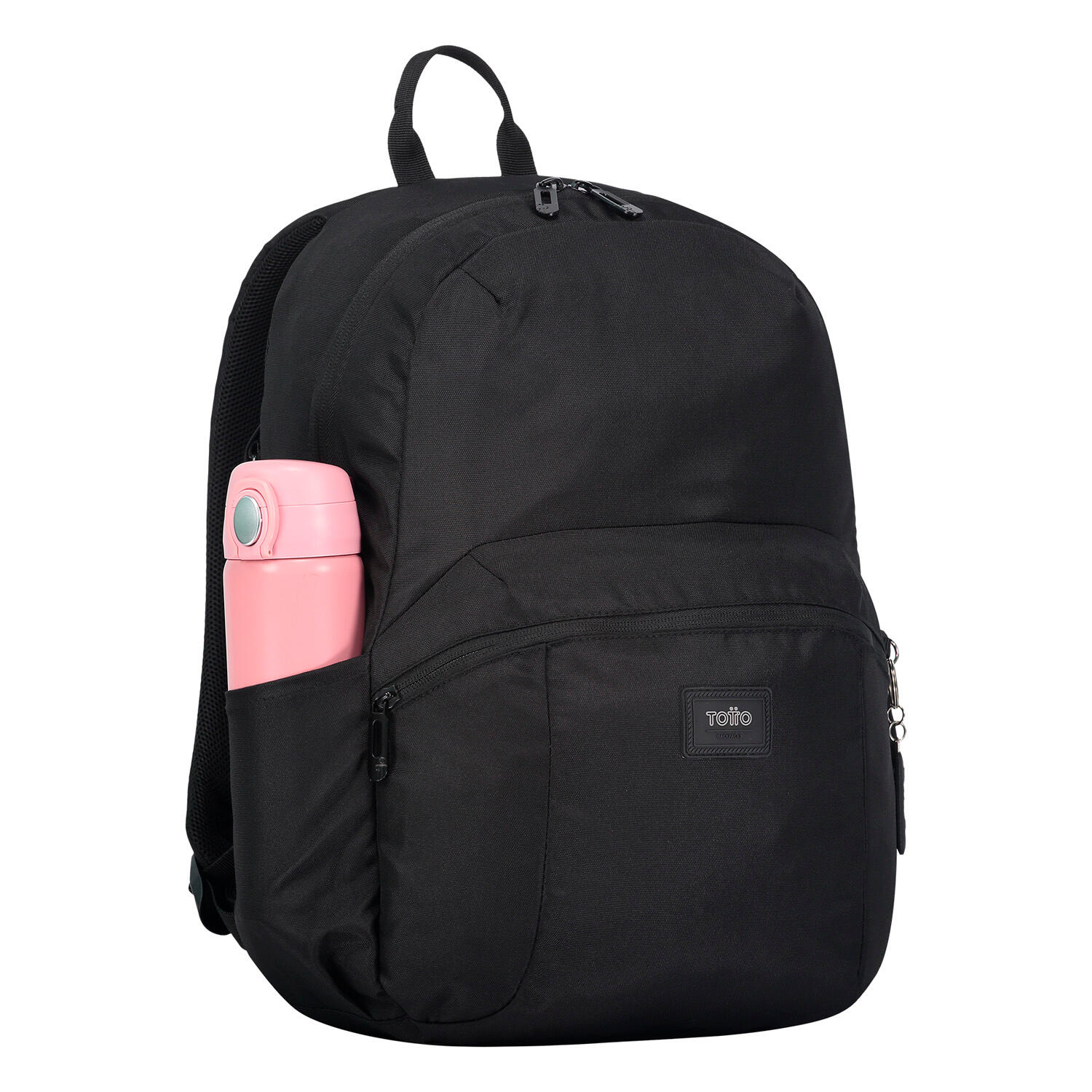 Totto Mochila urbana Trik Negra Poliéster 30 x 42 x 12 cm 4/5