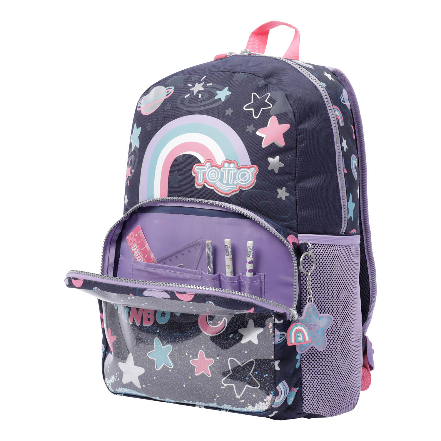 Totto Mochila escolar Shainy Multicolor Poliéster 33 x 44 x 12.5 cm 5/5