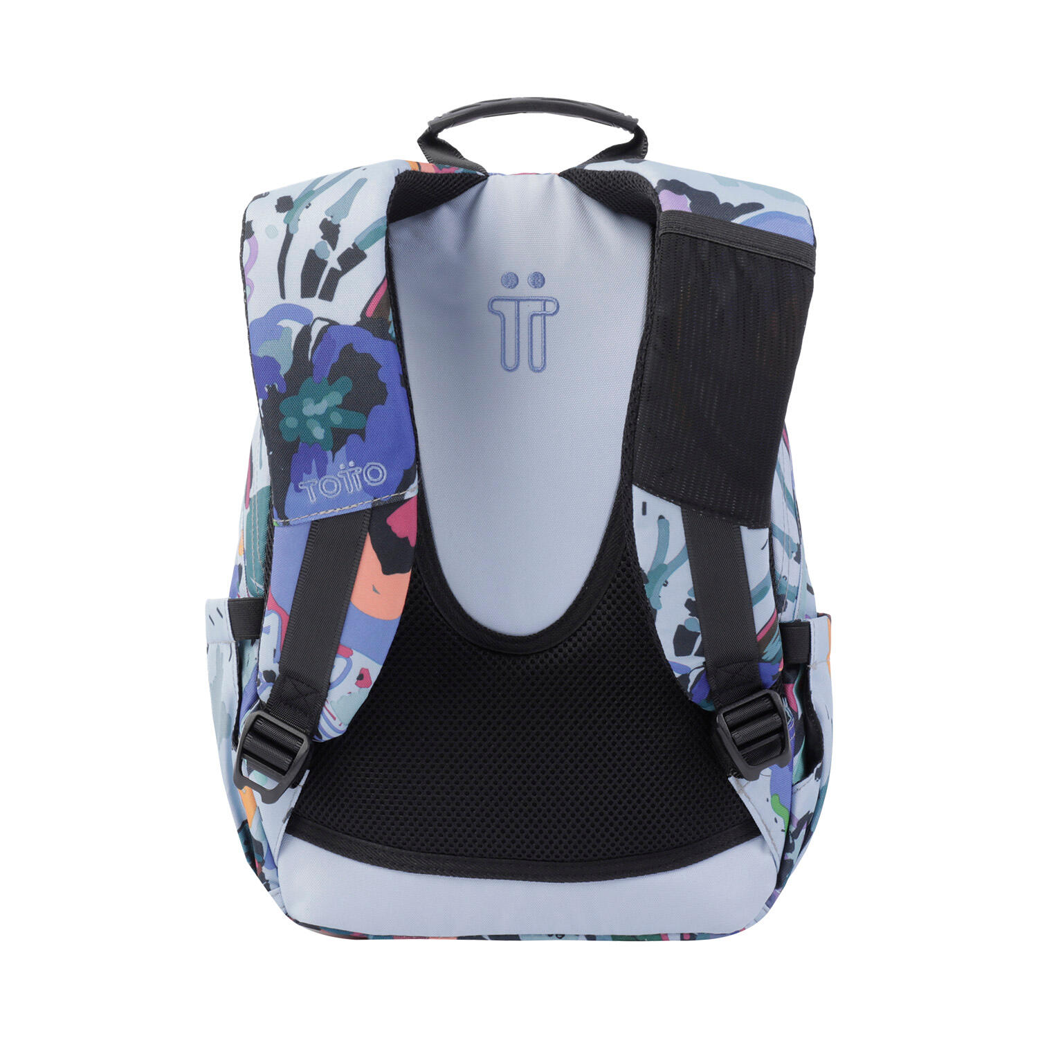 Totto Mochila escolar Tempera Lienzo floral Poliéster 27 x36.5 x12 cm 3/5