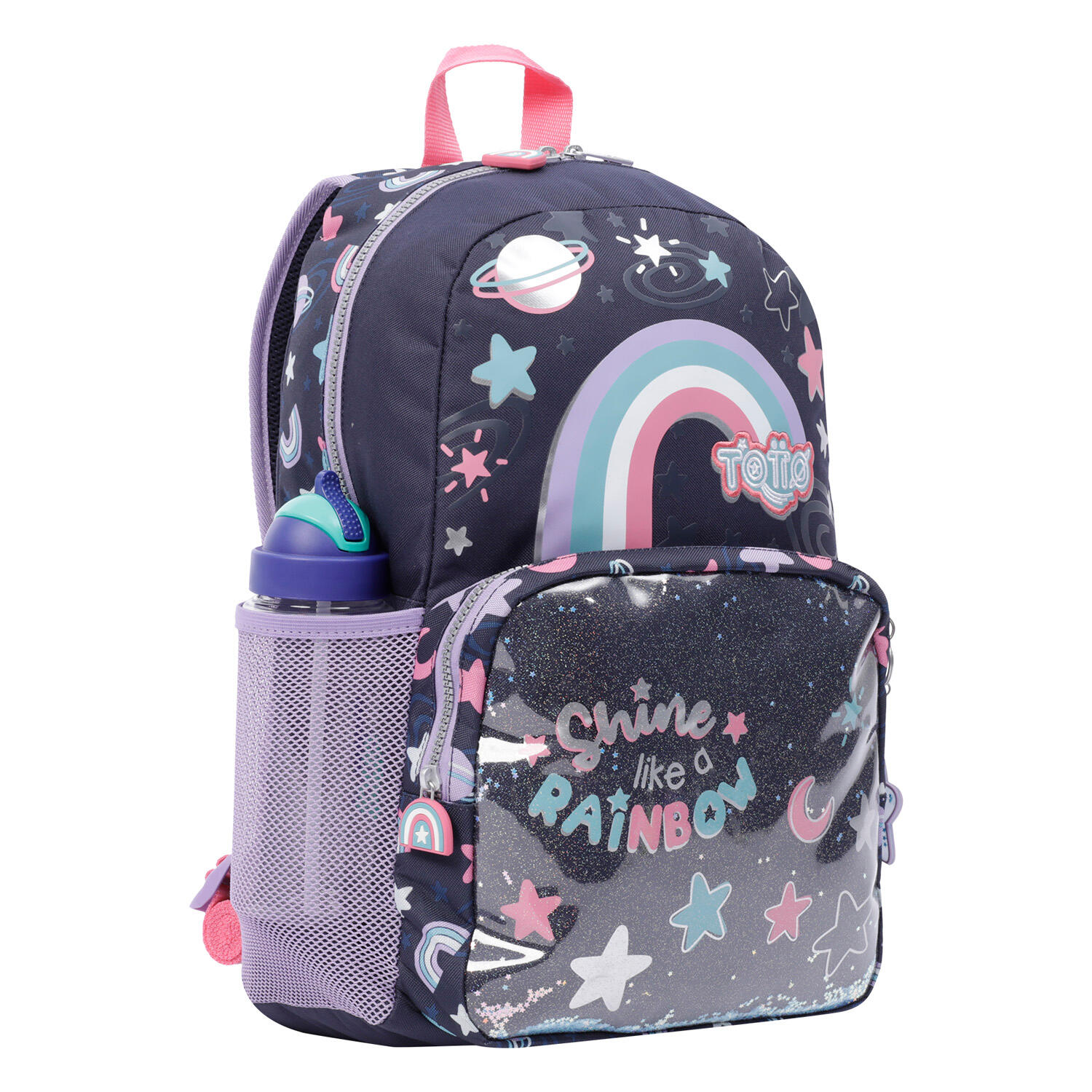 Totto Mochila escolar Shainy Multicolor Poliéster 33 x 44 x 12.5 cm 4/5