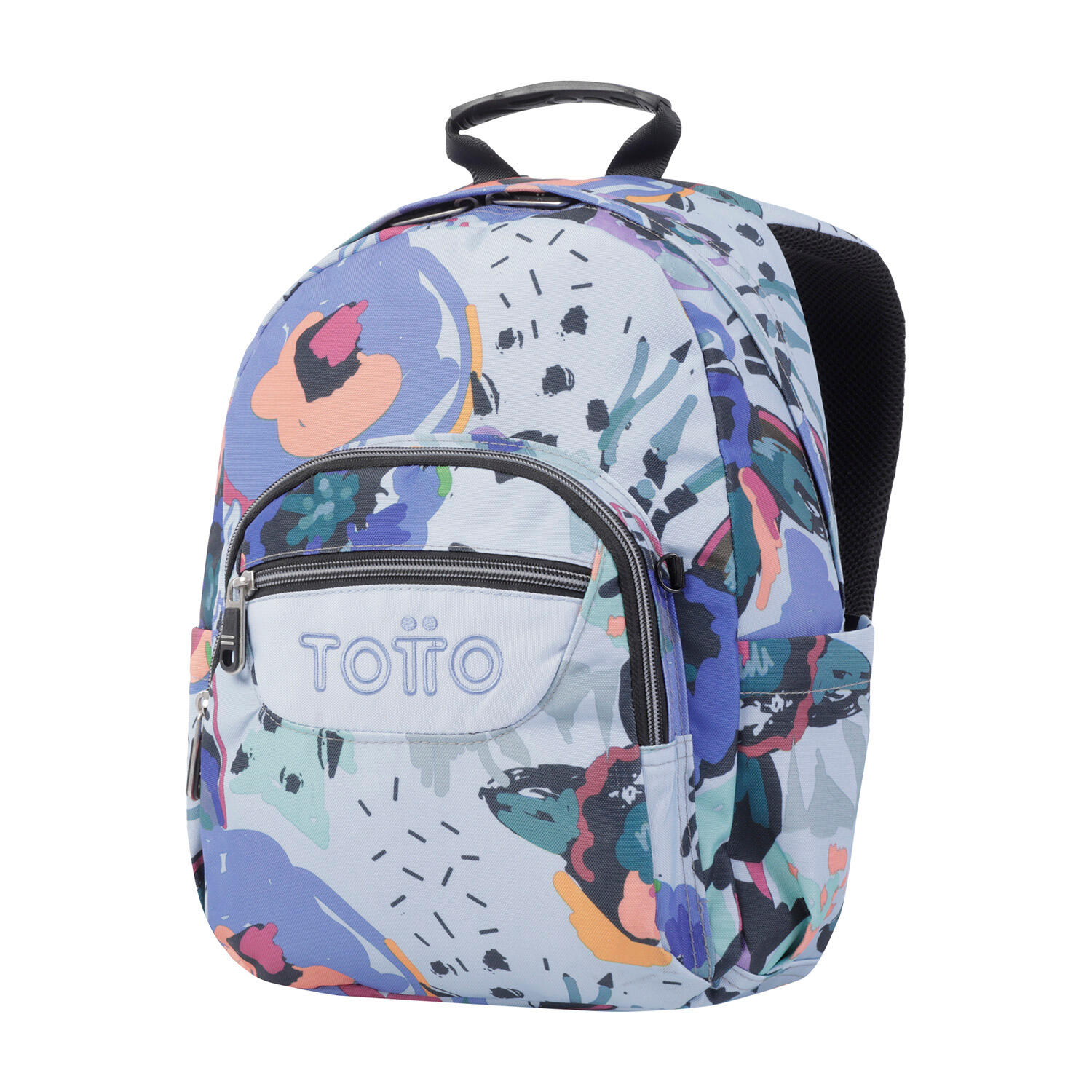 Totto Mochila escolar Tempera Lienzo floral Poliéster 27 x36.5 x12 cm 2/5