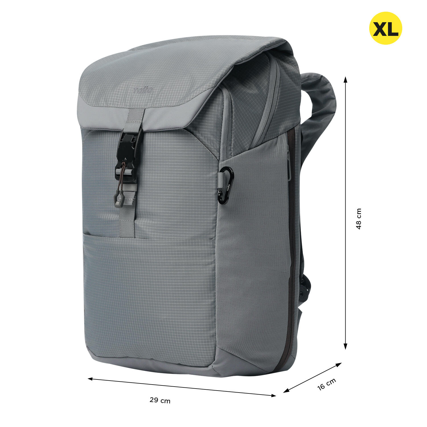 Totto Mochila ejecutiva Dual Monument Poliamida 29 x 48 x 16 cm 3/5