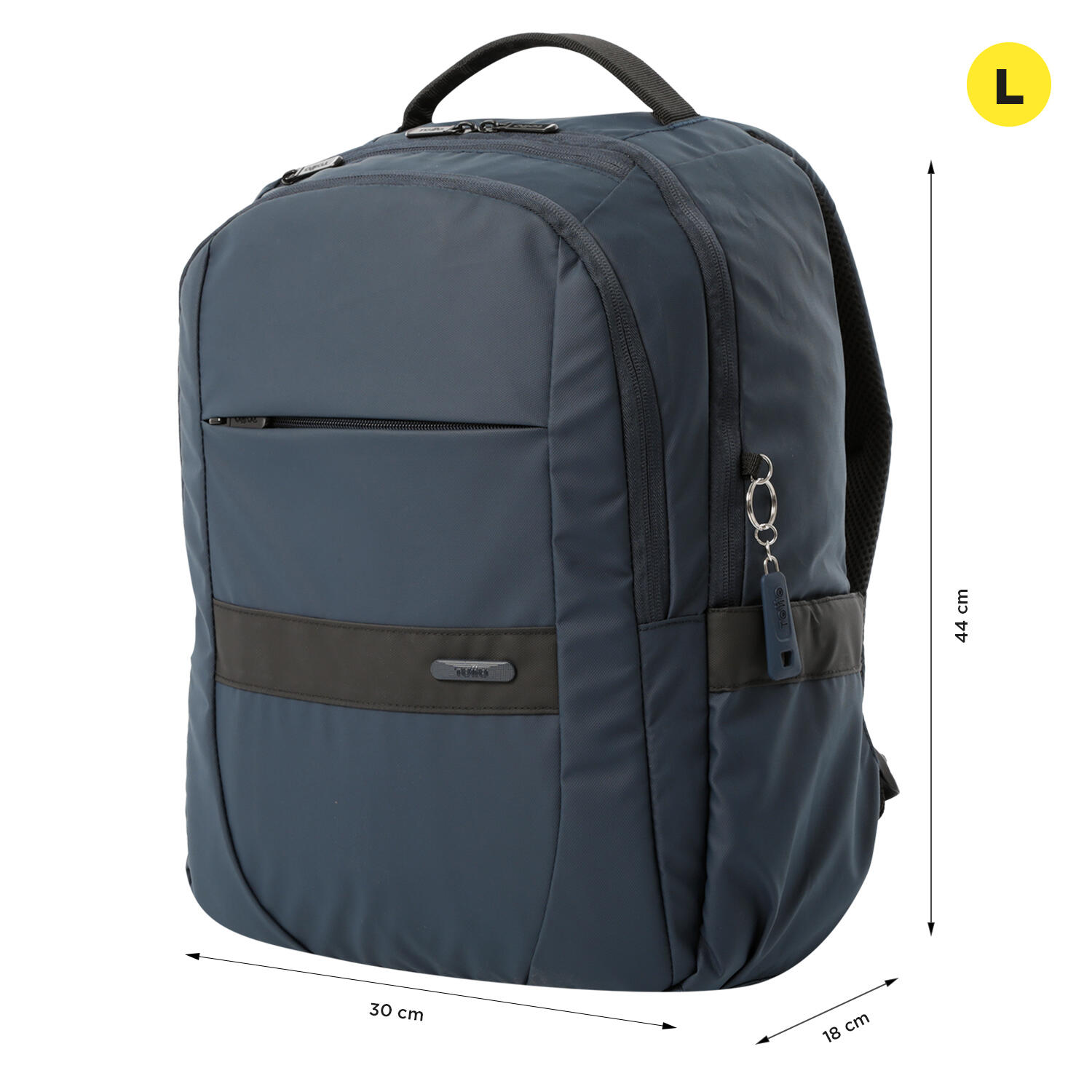 Totto Mochila urbana Wivetto 2.0 Azul Poliéster 30 x44 x 18 cm 3/5