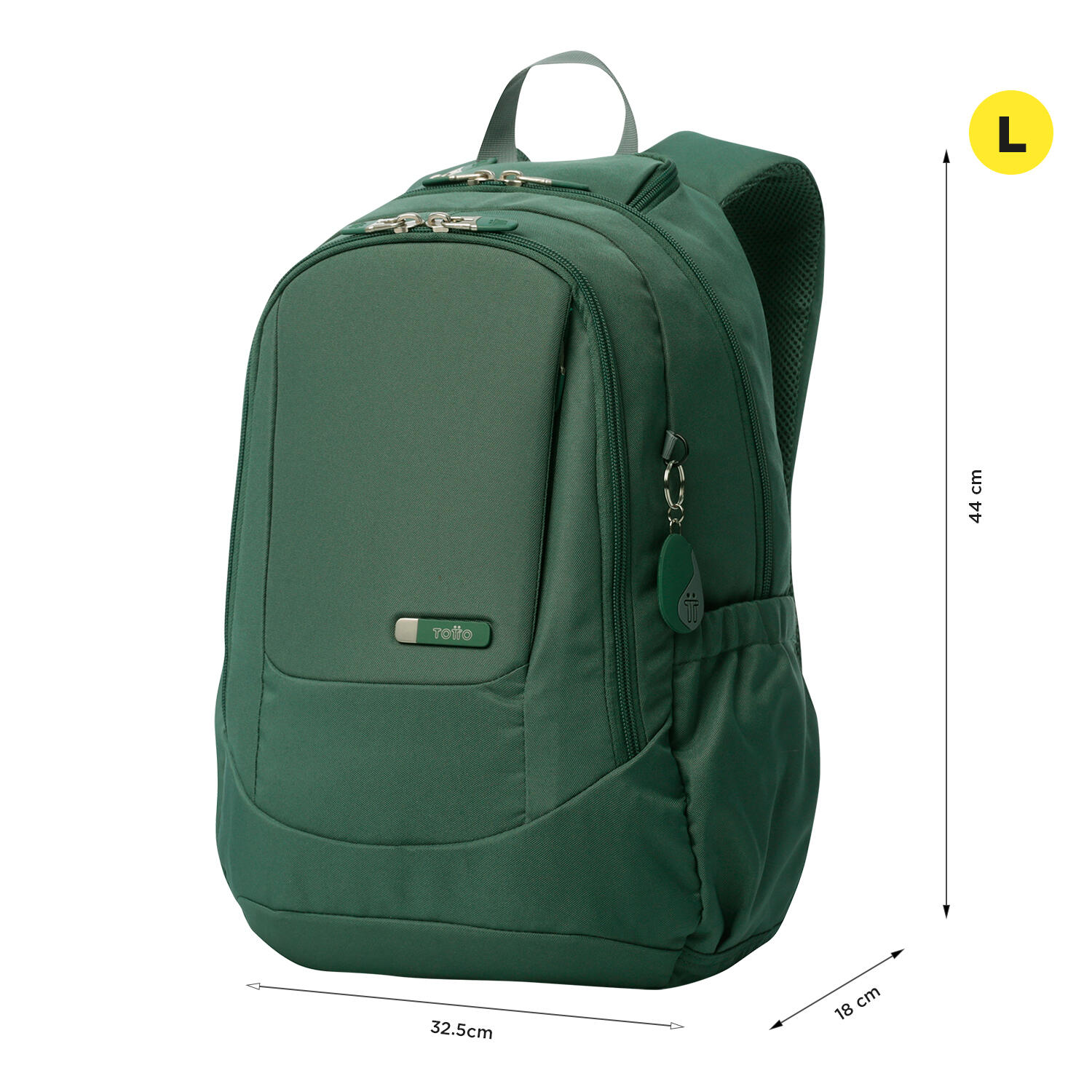 Totto Mochila urbana Goctal 2.0 Silver Pine Poliéster 32.5 x 44 x 18 cm 3/5