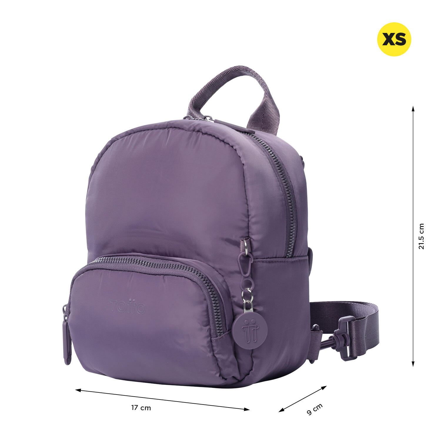 Totto Mochila urbana Yuen 2.0 Montana Grape Poliéster 17 x 21.5 x 9 cm 2/4