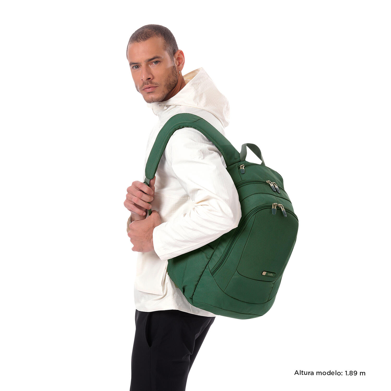 Totto Mochila urbana Goctal 2.0 Silver Pine Poliéster 32.5 x 44 x 18 cm 2/5