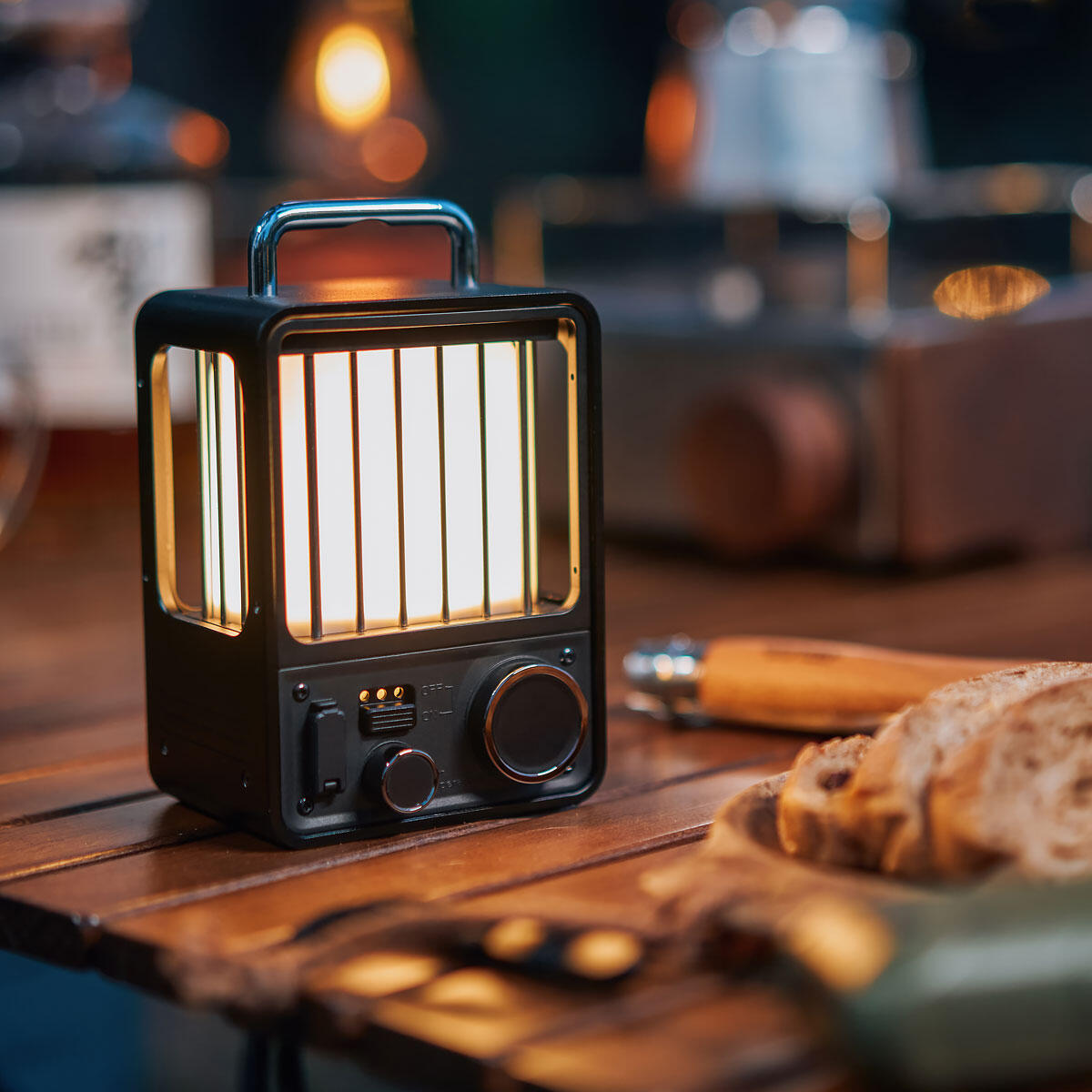 LED dobíjecí kempinková lampa VILLA Lantern 2/8