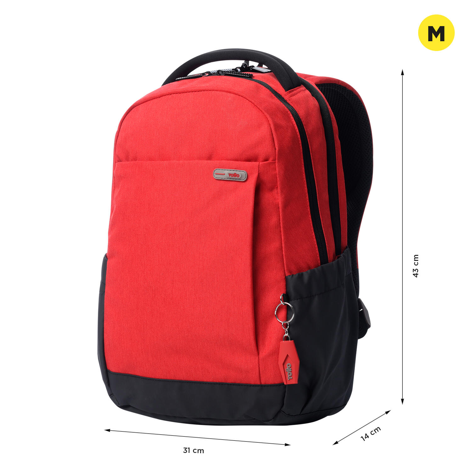 Totto Mochila ejecutiva Deleg 2.0 Molten Lava Poliéster 31 x 43 x 14 cm 2/5