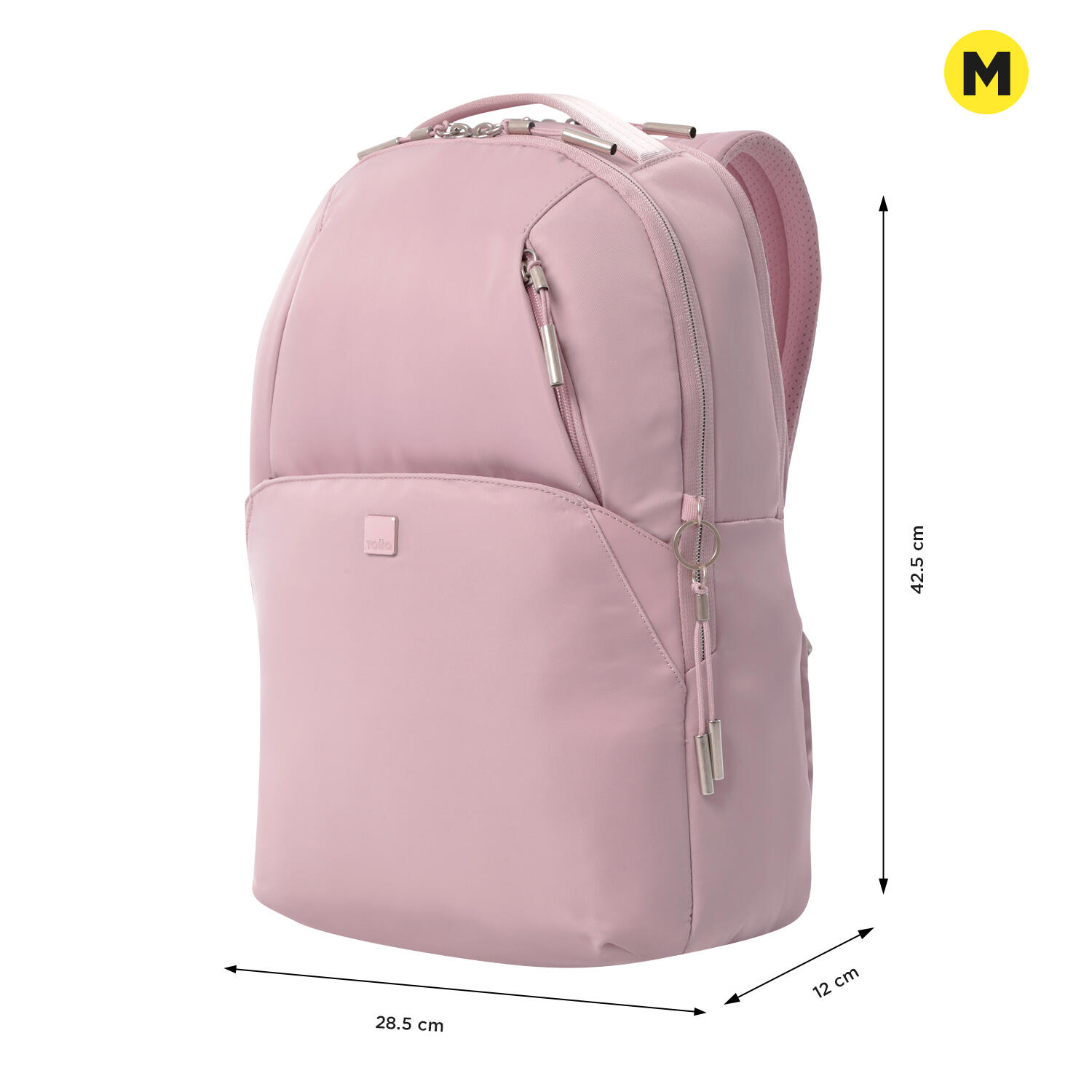 Totto Mochila ejecutiva Roxanne Keepsake Lilac Poliéster 28.5 x 42.5 x 12 cm 3/5