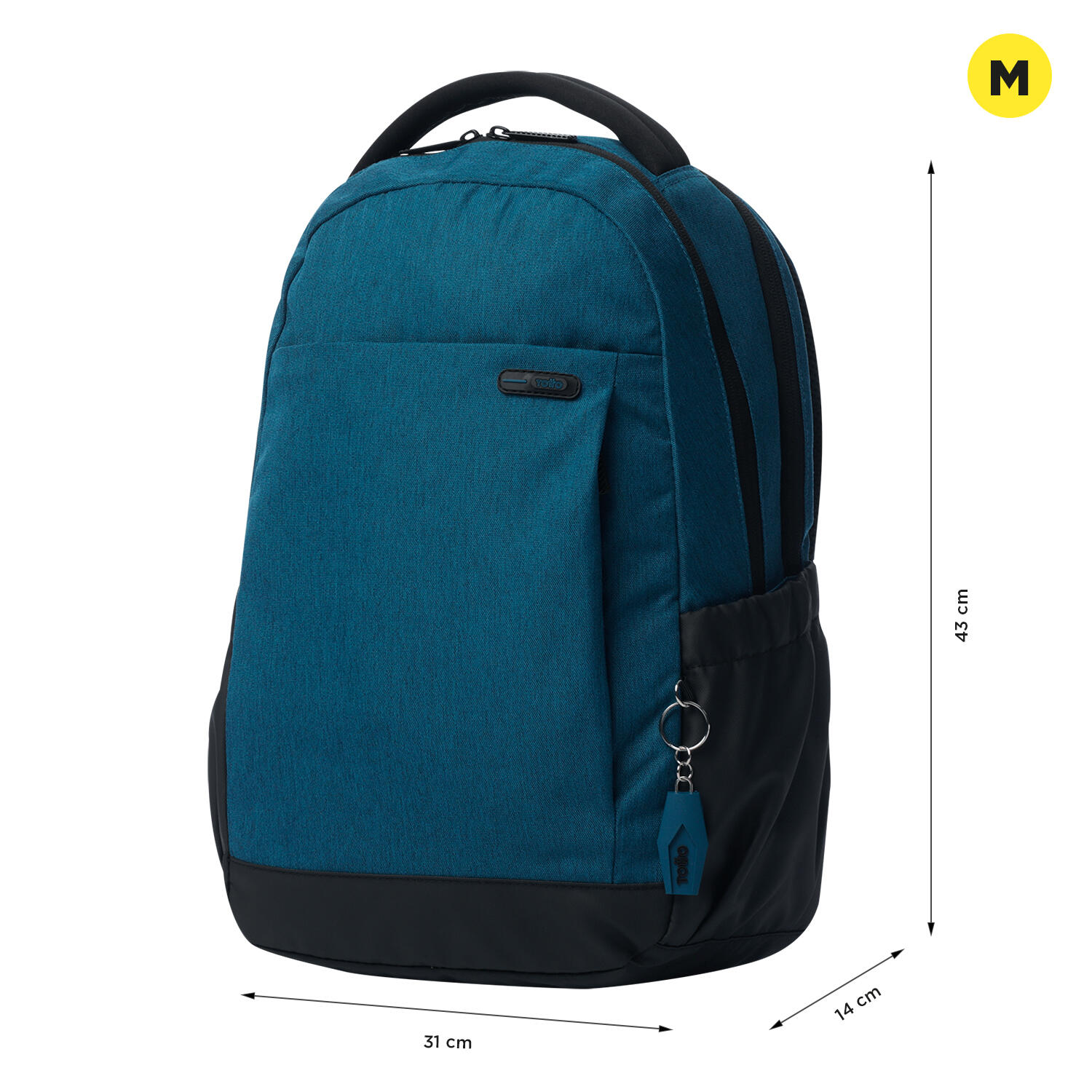 Totto Mochila ejecutiva Deleg 2.0 Moroccan Blue Poliéster 31 x 43 x 14 cm 2/5