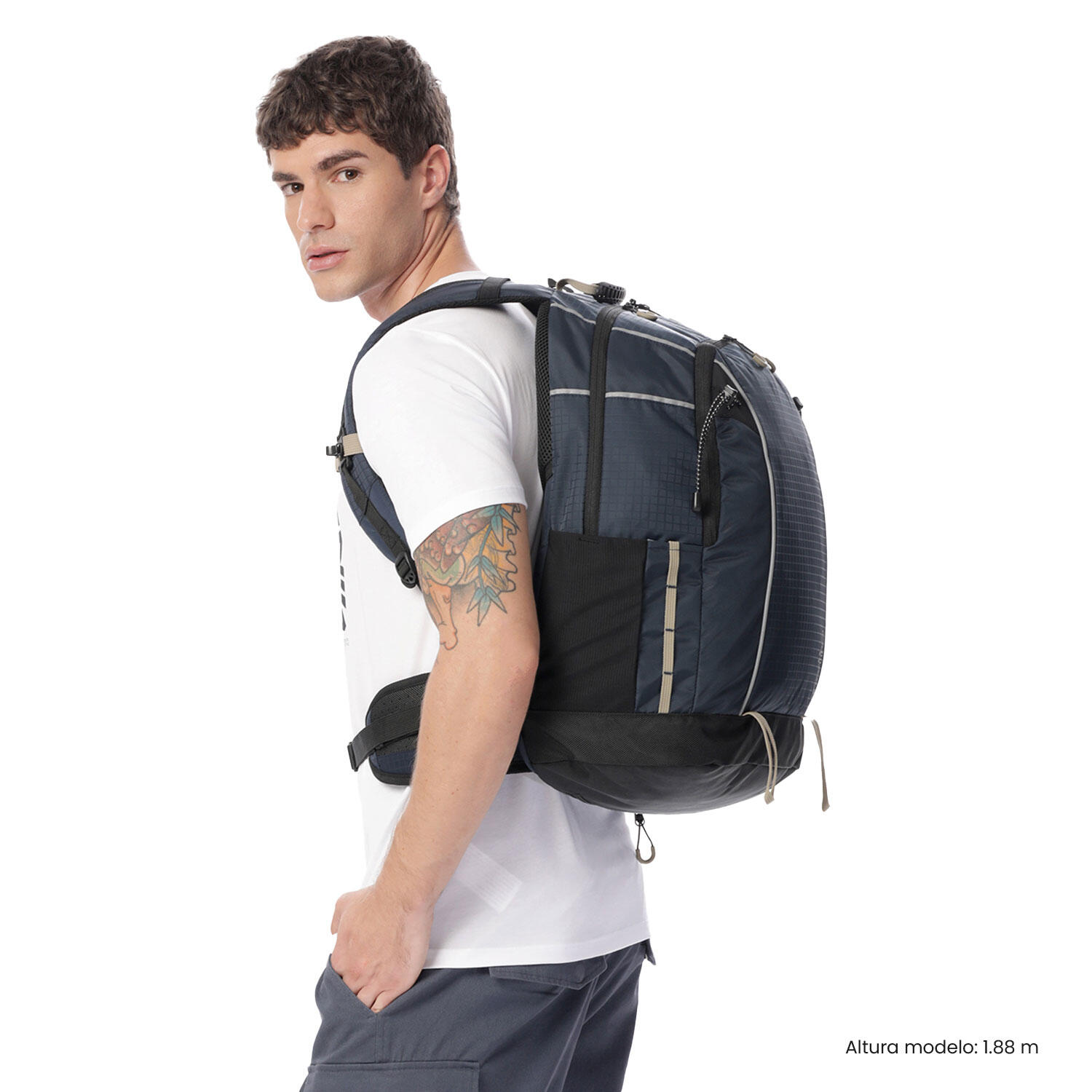 Totto Mochila viaje Summit 34 Azul Poliamida 35 x53 x 19 cm 2/5