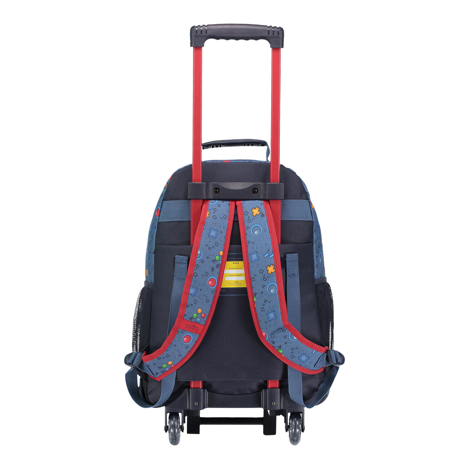 Totto Mochila infantil ruedas Atlas Azul Poliéster 32 x 48.5 x 20 cm 3/5
