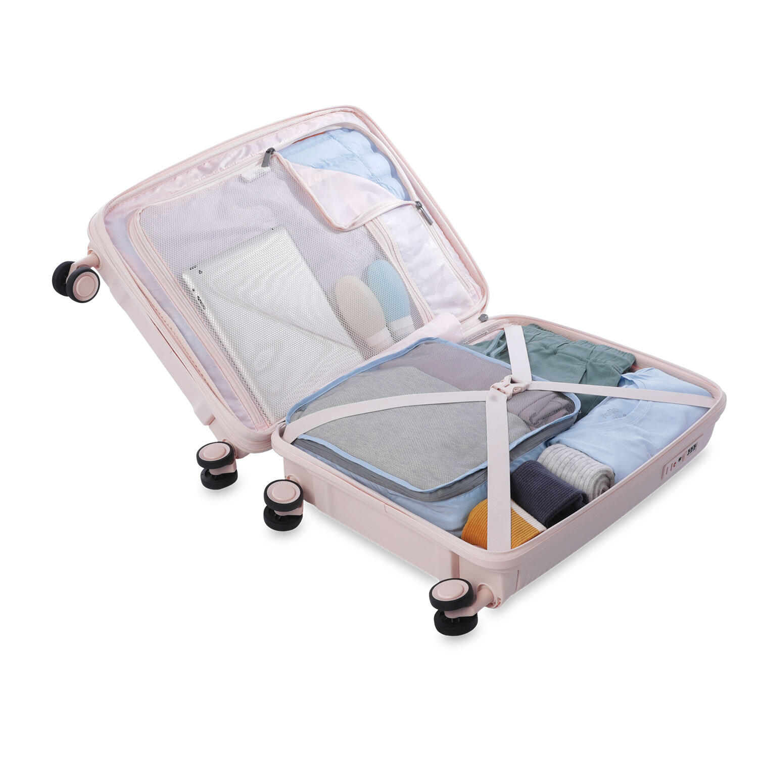 Totto Maleta de cabina Traveler Rosa Polipropileno 39 x55.5 x 26.5 cm 4/5