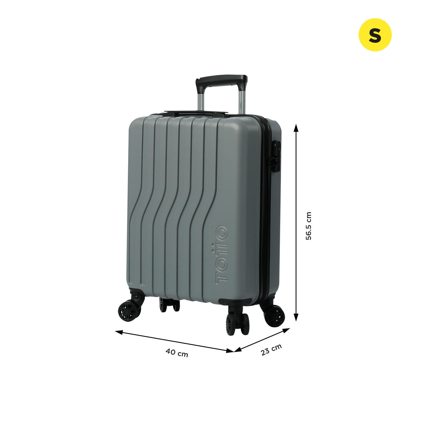 Totto Maleta de cabina Nomad Monument Acrilonitrilo 40 x 56.5 x 23 cm 3/5