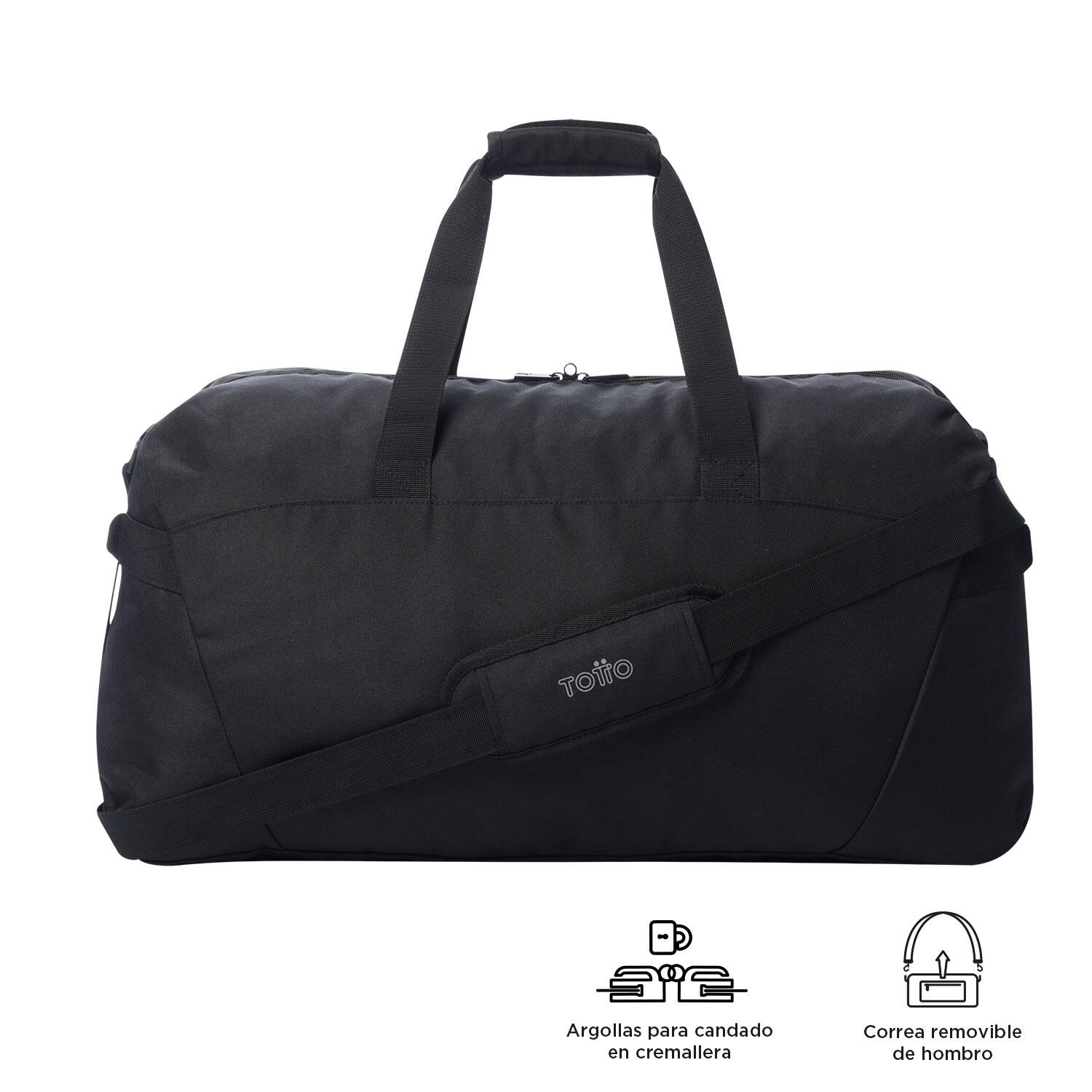 Totto Bolsa deporte Active Pro Negro Poliéster 75 x 35 x 26 cm 4/4