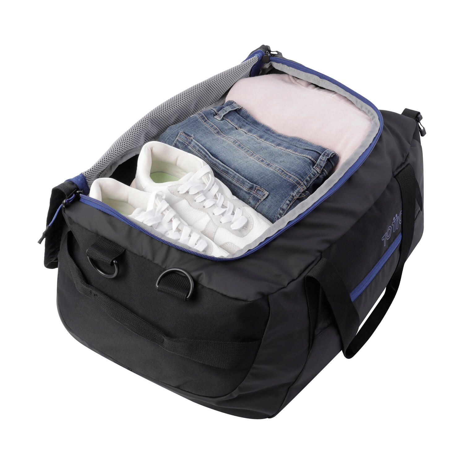 Totto Bolsa viaje Rever Negro Poliéster 50 x 24.5 x 33 cm 5/5