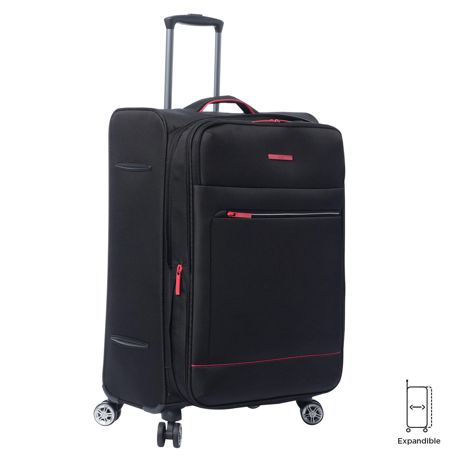 Totto Maleta mediana Liviana Negro Poliéster 41 x67.5 x26 cm 5/5