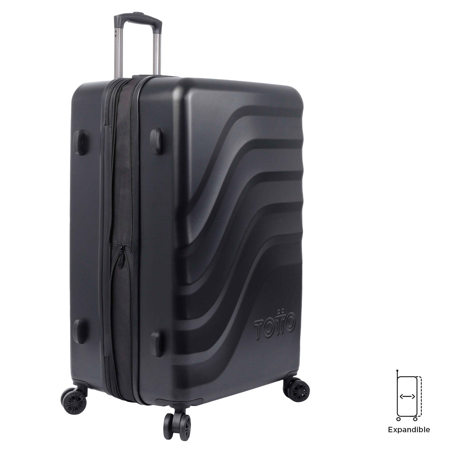 Totto Maleta grande Bazy+ Expandible Negro Policarbonato 50 x 79 x 30.5 cm 4/5