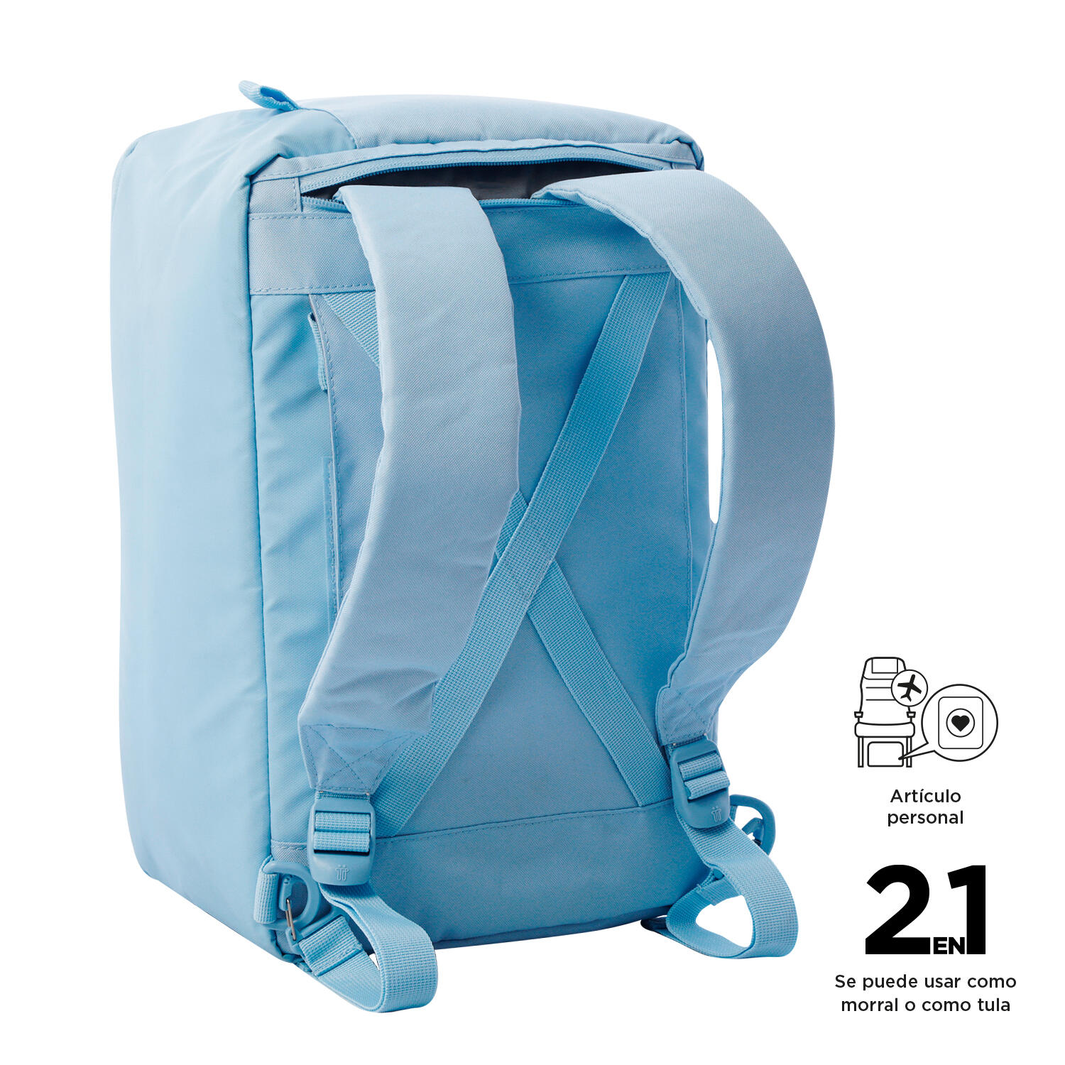 Totto Bolsa viaje 2 en 1 Underseat Angel Falls Poliéster 40 x 25.5 x 20.5 cm 5/5