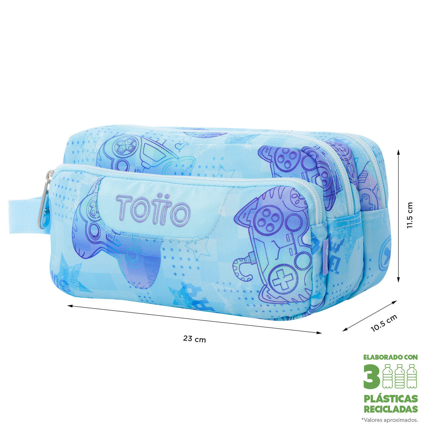 Totto Estuche escolar Agapec Polar Poliéster reciclado 23 x 11.5 x 10.5 cm 2/4