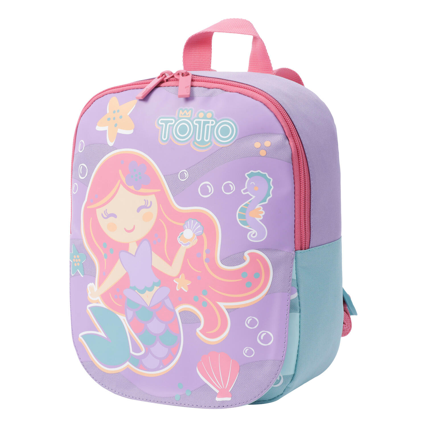 Totto Mochila escolar Rangy Sirenita Poliéster 22 x 27 x 10 cm 2/5