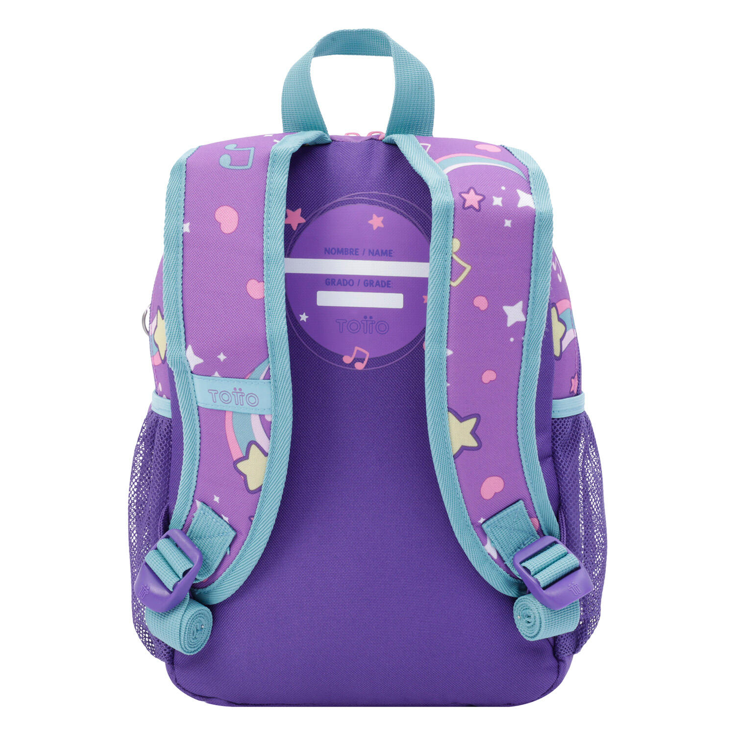 Totto Mochila escolar Lena Morado Poliéster 23.5 x 32.5 x 9 cm 3/5