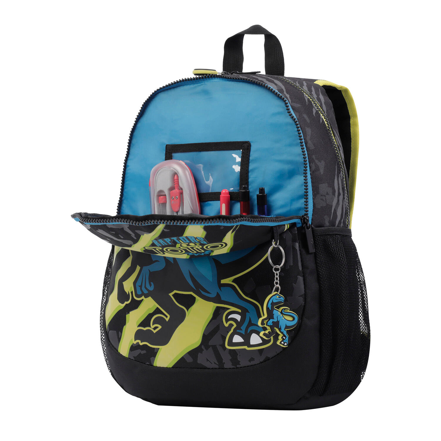 Totto Mochila escolar Raptor Multicolor Poliéster 28.5 x 40.5 x 11 cm 5/5