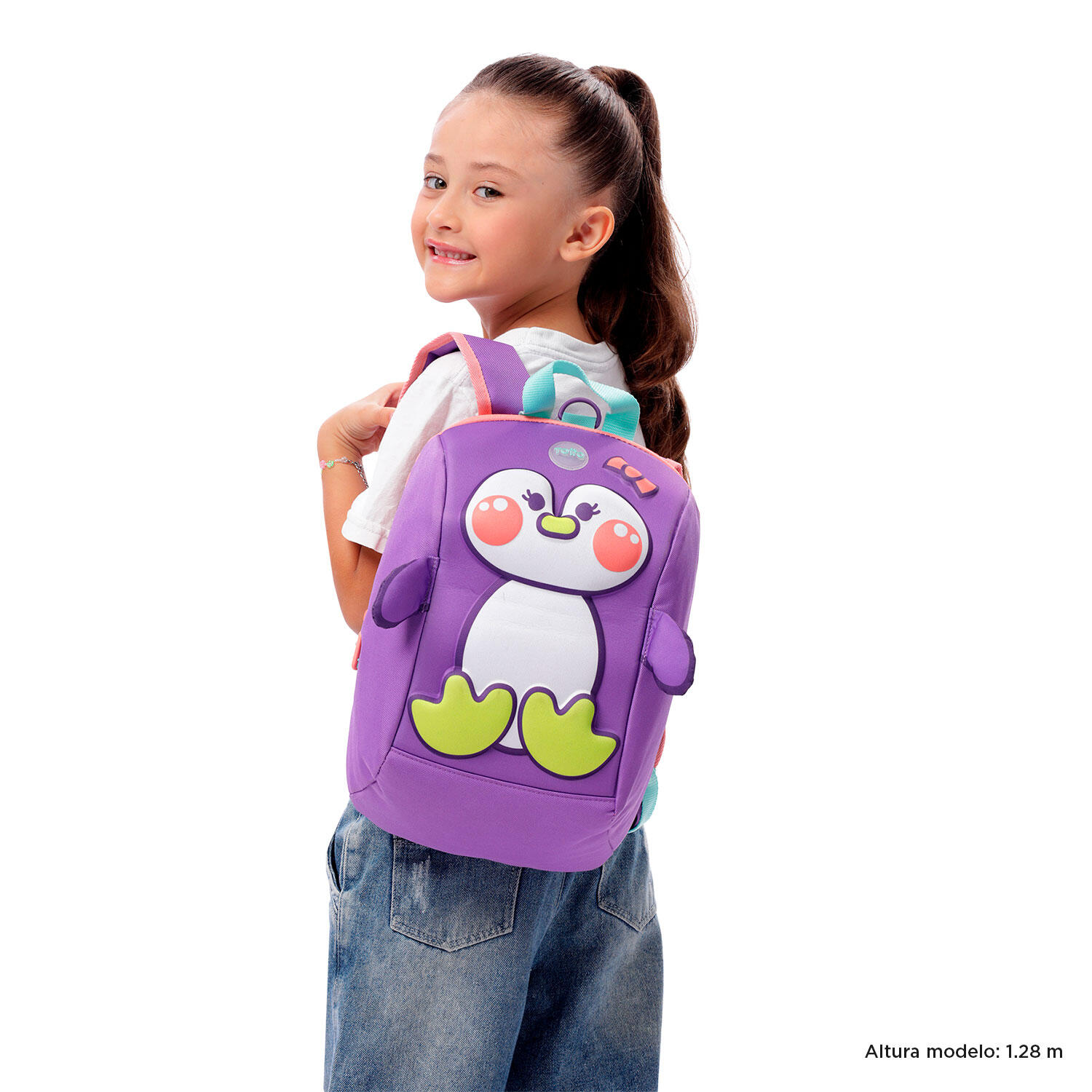Totto Mochila Infantil Kido Amethyst Orchid Poliéster 23 x 34 x 12 cm 2/5