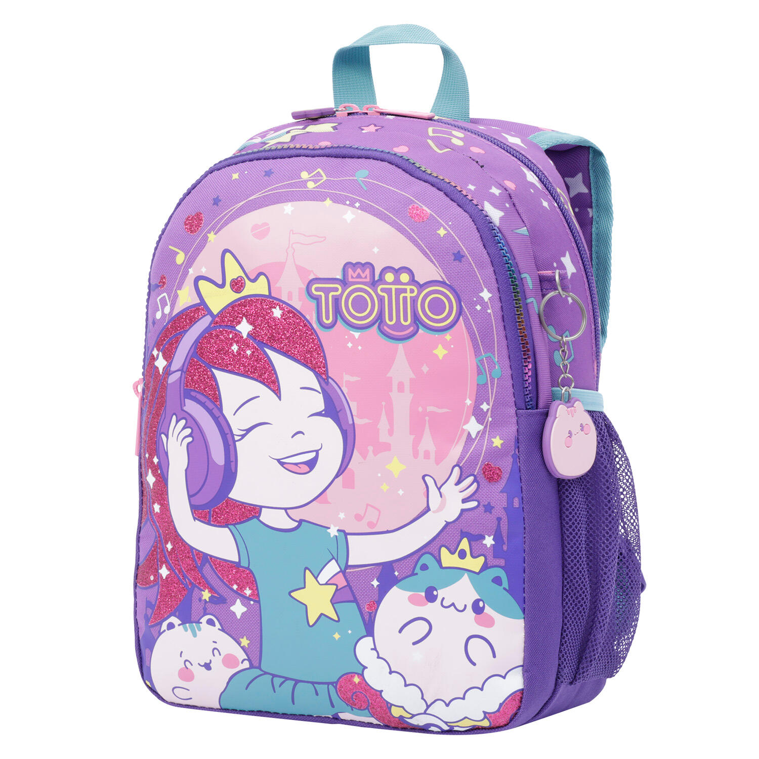 Totto Mochila escolar Lena Morado Poliéster 23.5 x 32.5 x 9 cm 2/5