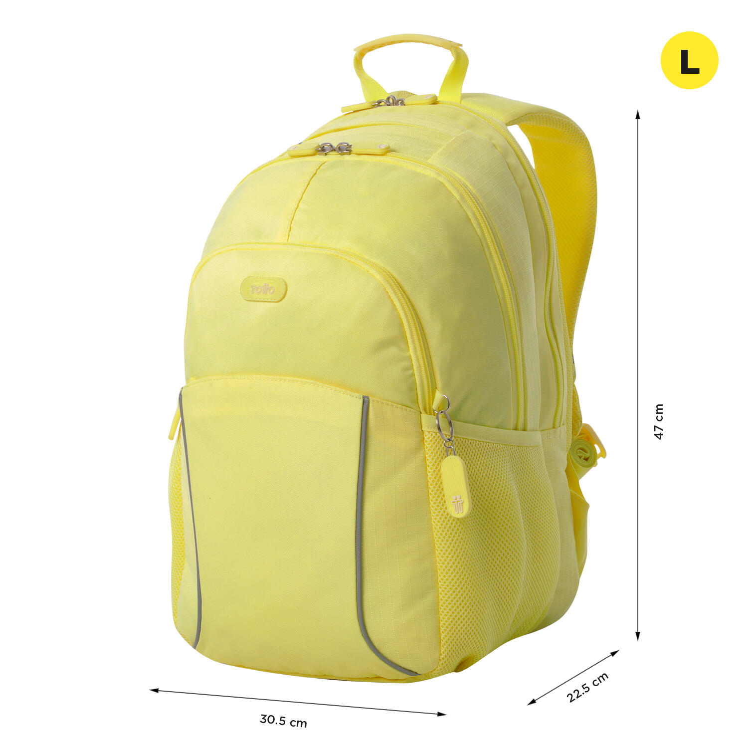 Totto Mochila urbana Cambri 2.0 Yellow Iris Poliéster 30.5 x 47 x 22.5 cm 3/5