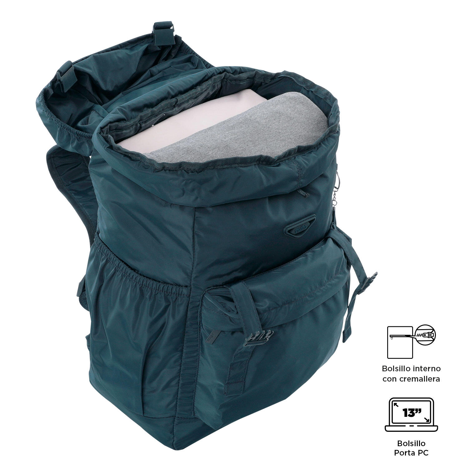 Totto Mochila plegable plegable Salute Poliéster 27 x 53 x 15.5 cm 4/5