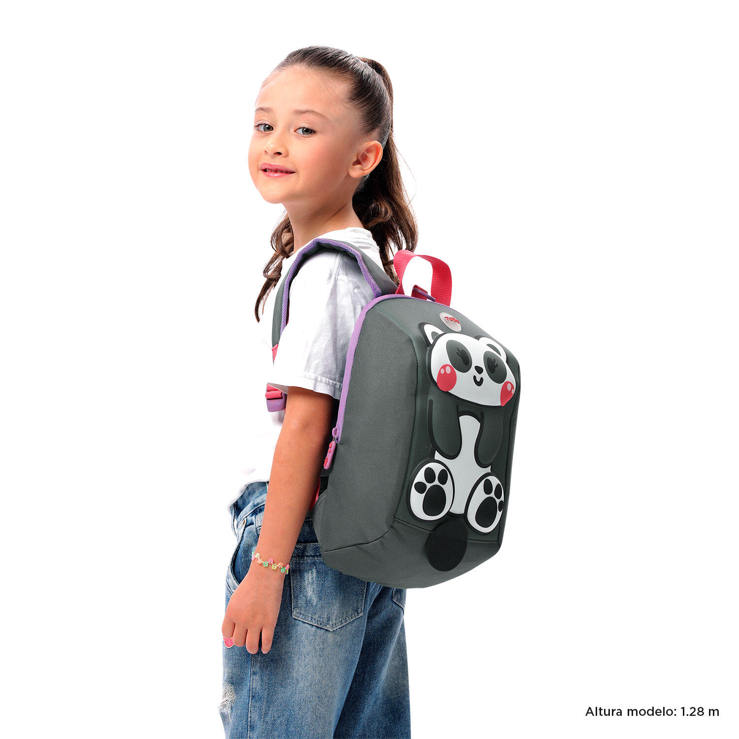 Totto Mochila infantil Kido Dark Shadow Poliéster 23 x 34 x 12 cm 2/5