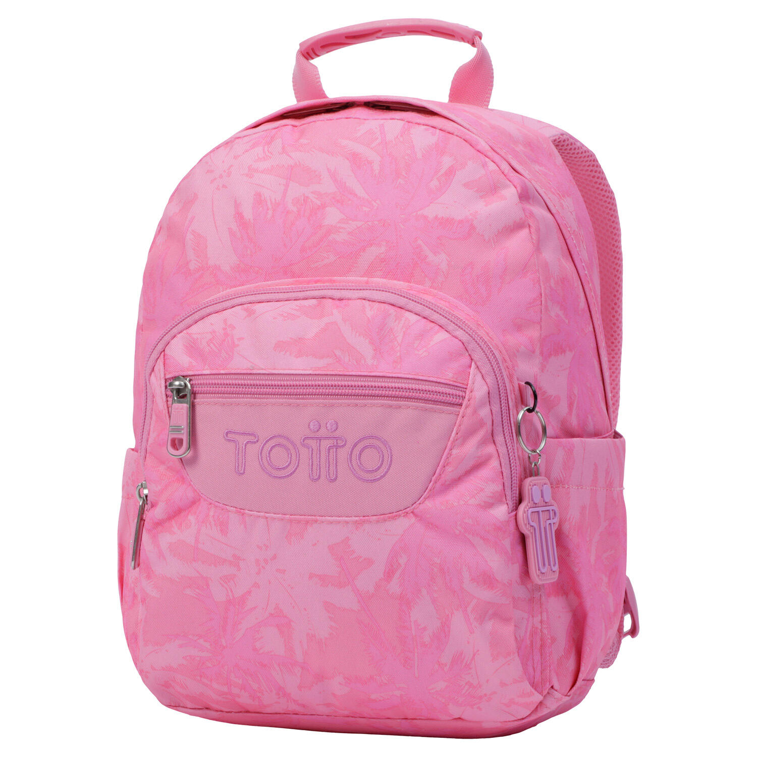 Totto Mochila escolar Tempera Palmeras rosas Poliéster 27 x36.5 x12 cm 2/5
