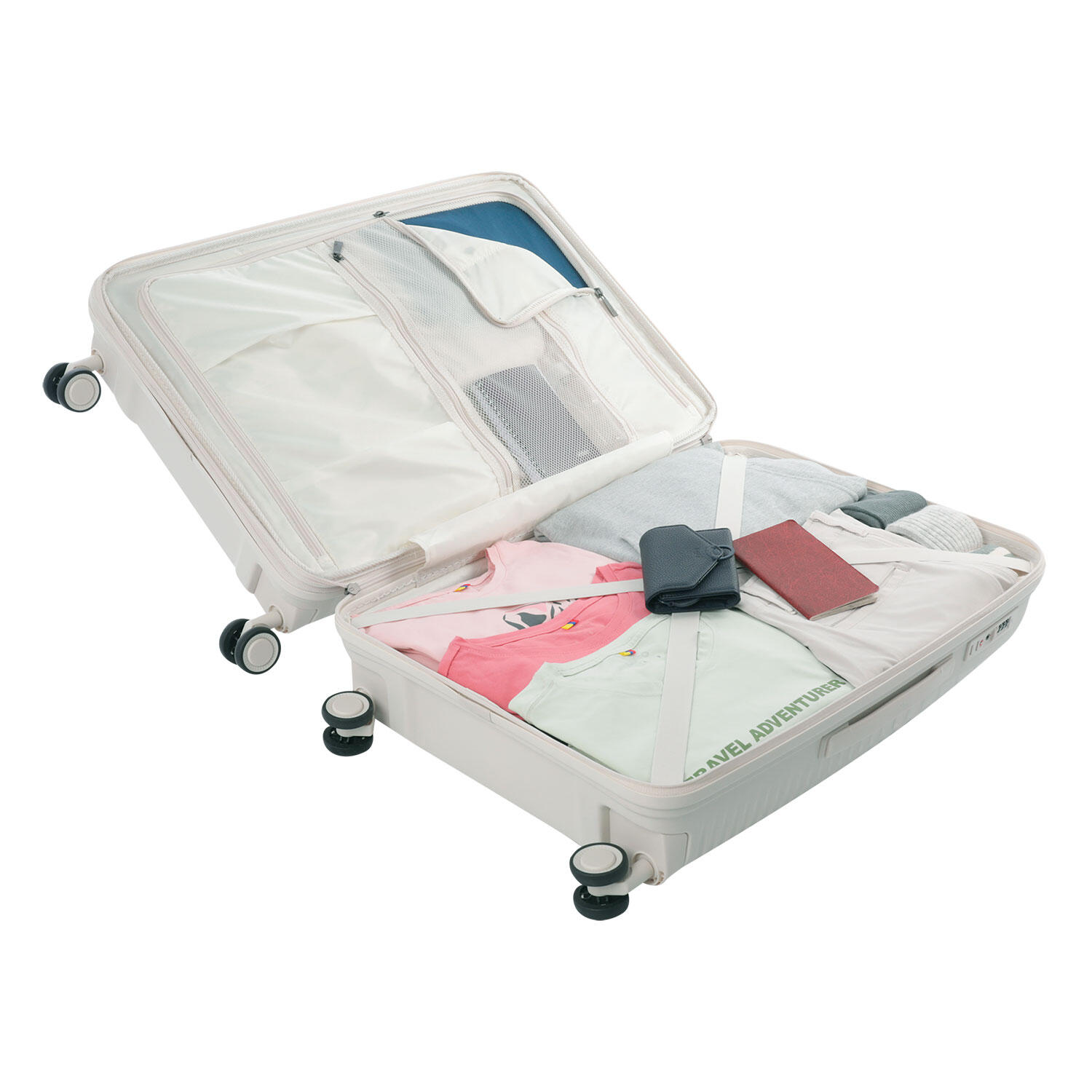 Totto Maleta mediana Traveler Rainy Day Polipropileno 45.5 x 66 x 31.5 cm 3/5