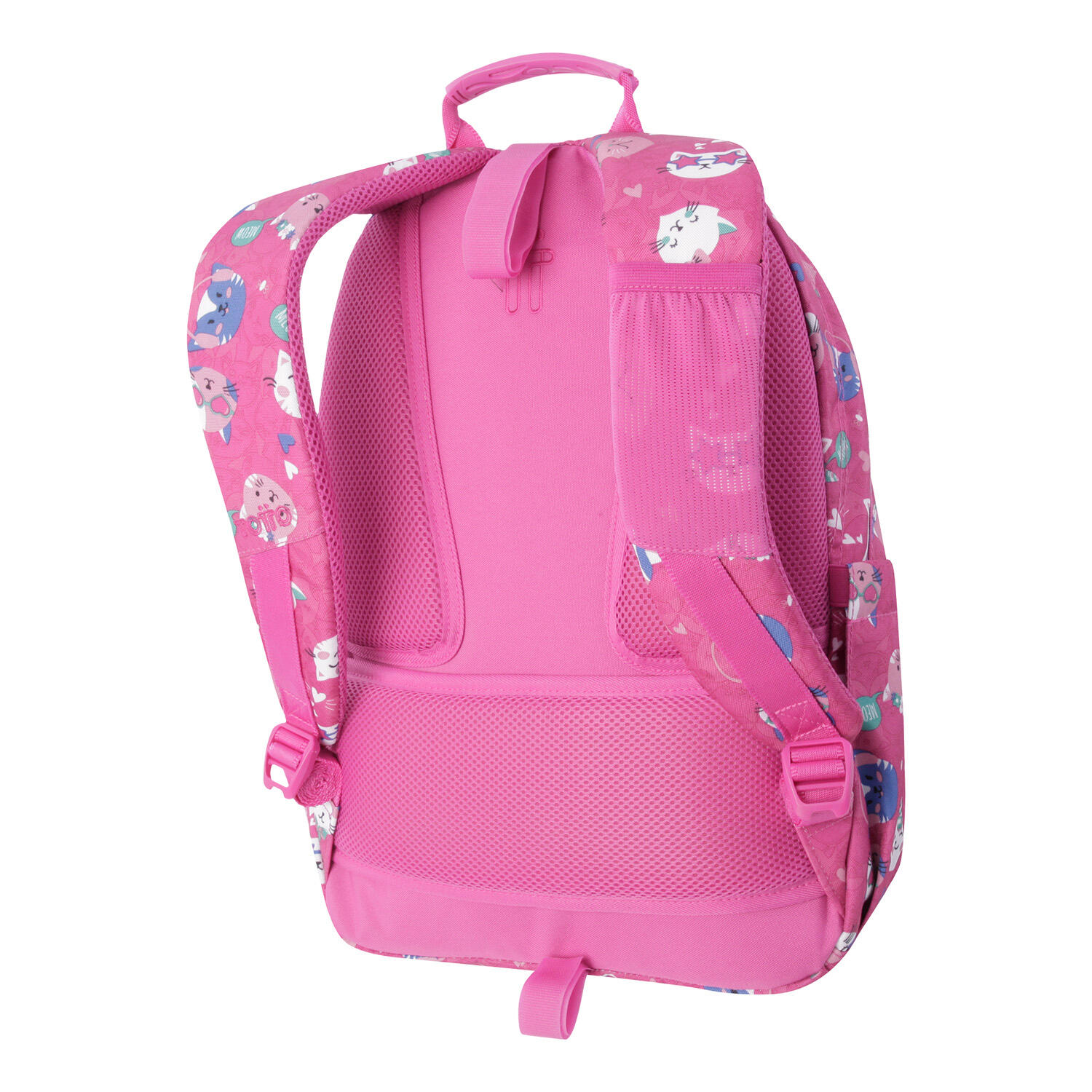 Totto Mochila escolar Acuareles Fiesta Gatitos Poliéster 33 x 44 x 14 cm 4/5