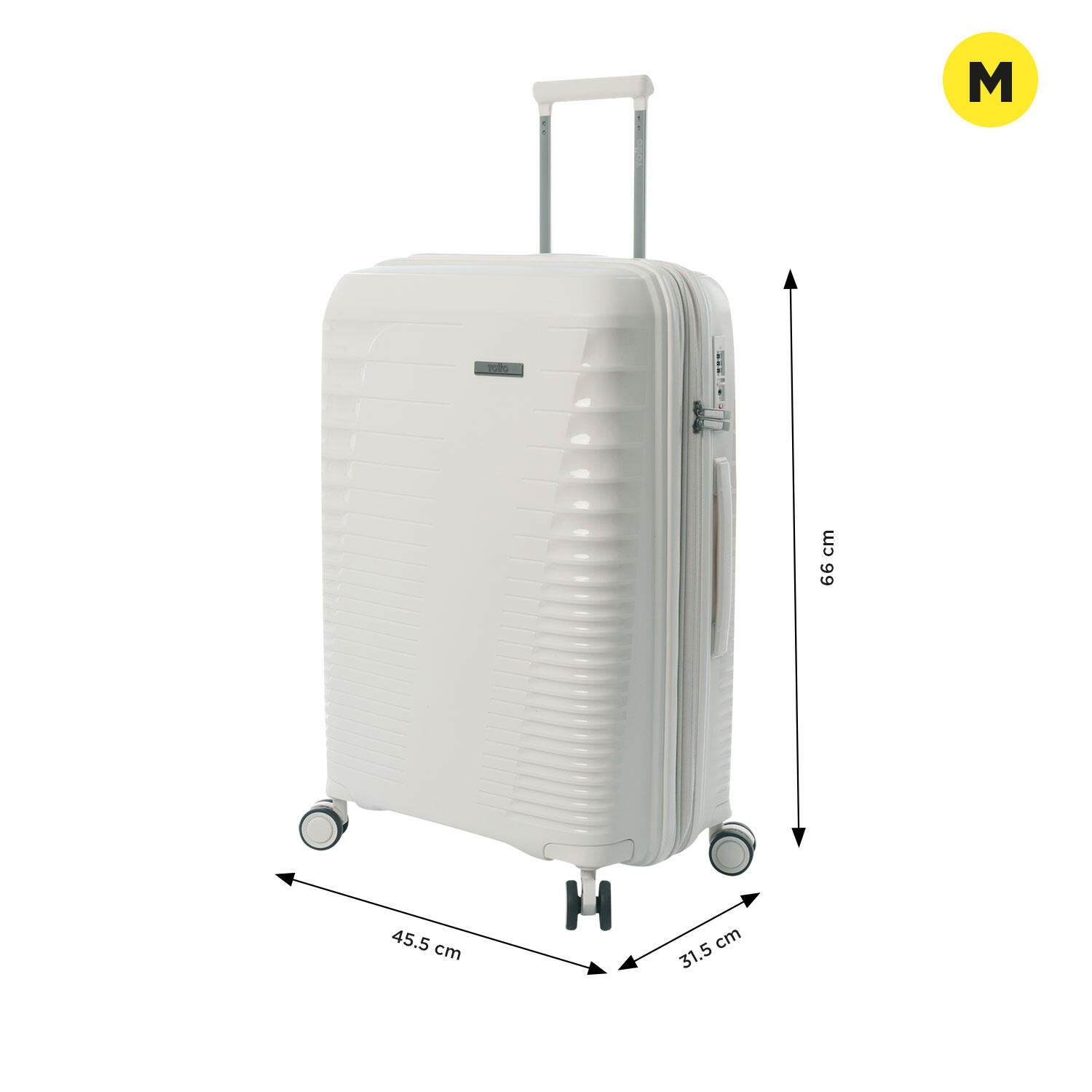 Totto Maleta mediana Traveler Rainy Day Polipropileno 45.5 x 66 x 31.5 cm 2/5