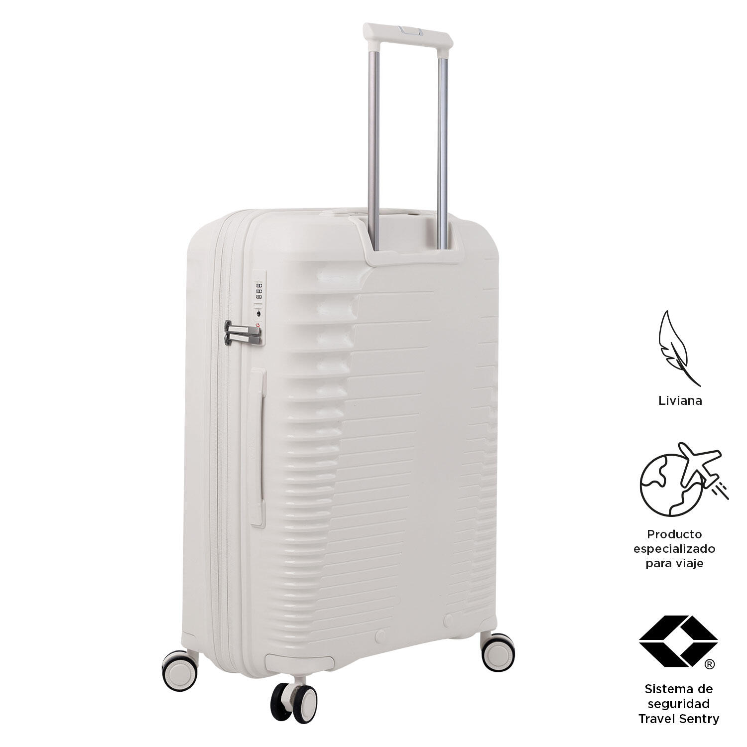 Totto Maleta mediana Traveler Rainy Day Polipropileno 45.5 x 66 x 31.5 cm 5/5