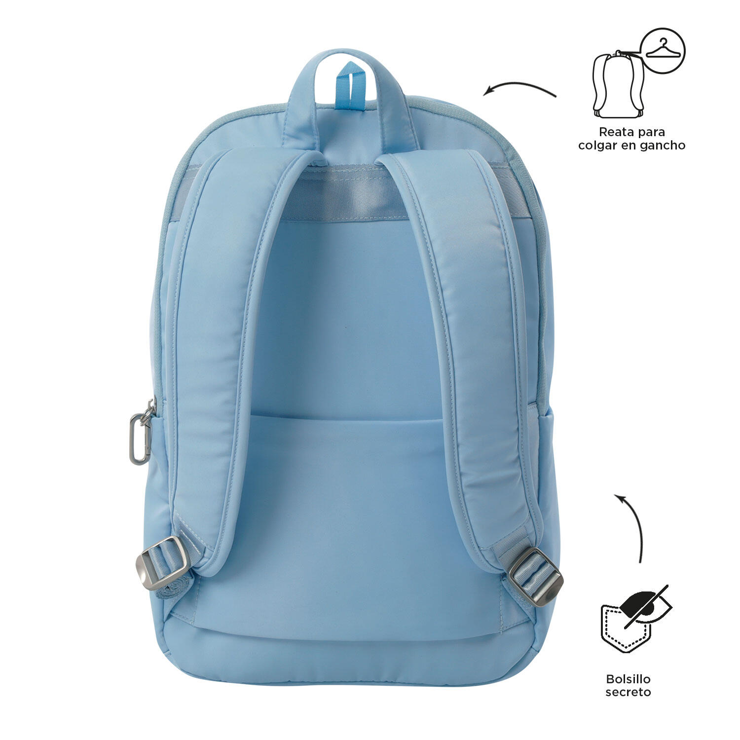 Totto Mochila ejecutiva Adelaide 2.0 Angel Falls Poliéster 28.5 x 41.5 x 13.5 c 4/5