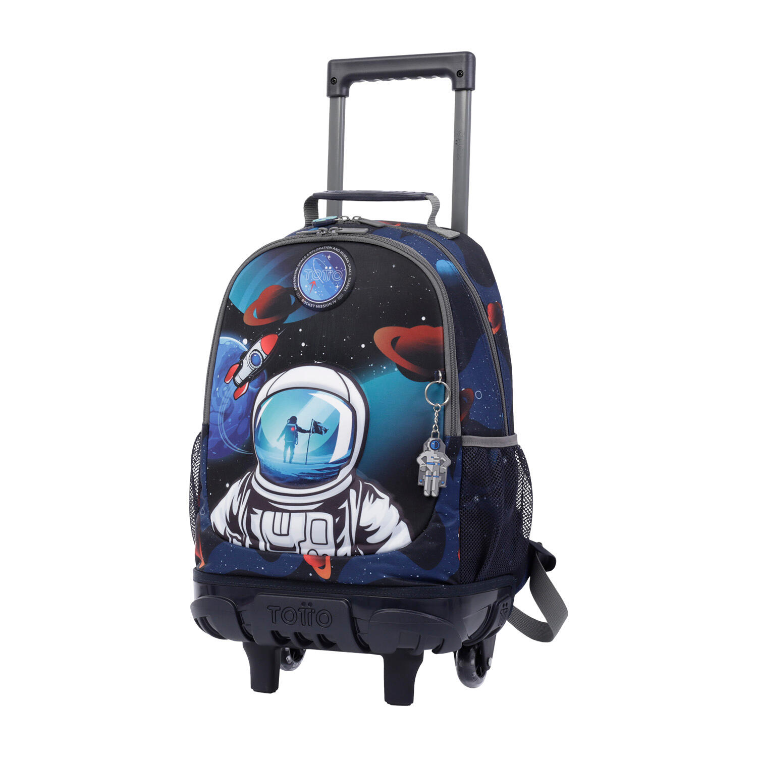 Totto Mochila infantil ruedas Astronaut Astronaut Poliéster 30 x 40 x 20 cm 2/5