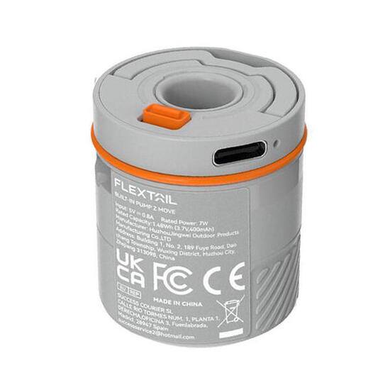 Pompe électrique AVS CAPSULE Flextail Tiny, 34 g, USB-C, 100 L/min